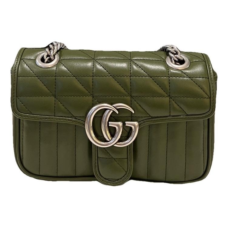 GG Marmont Flap leather handbag