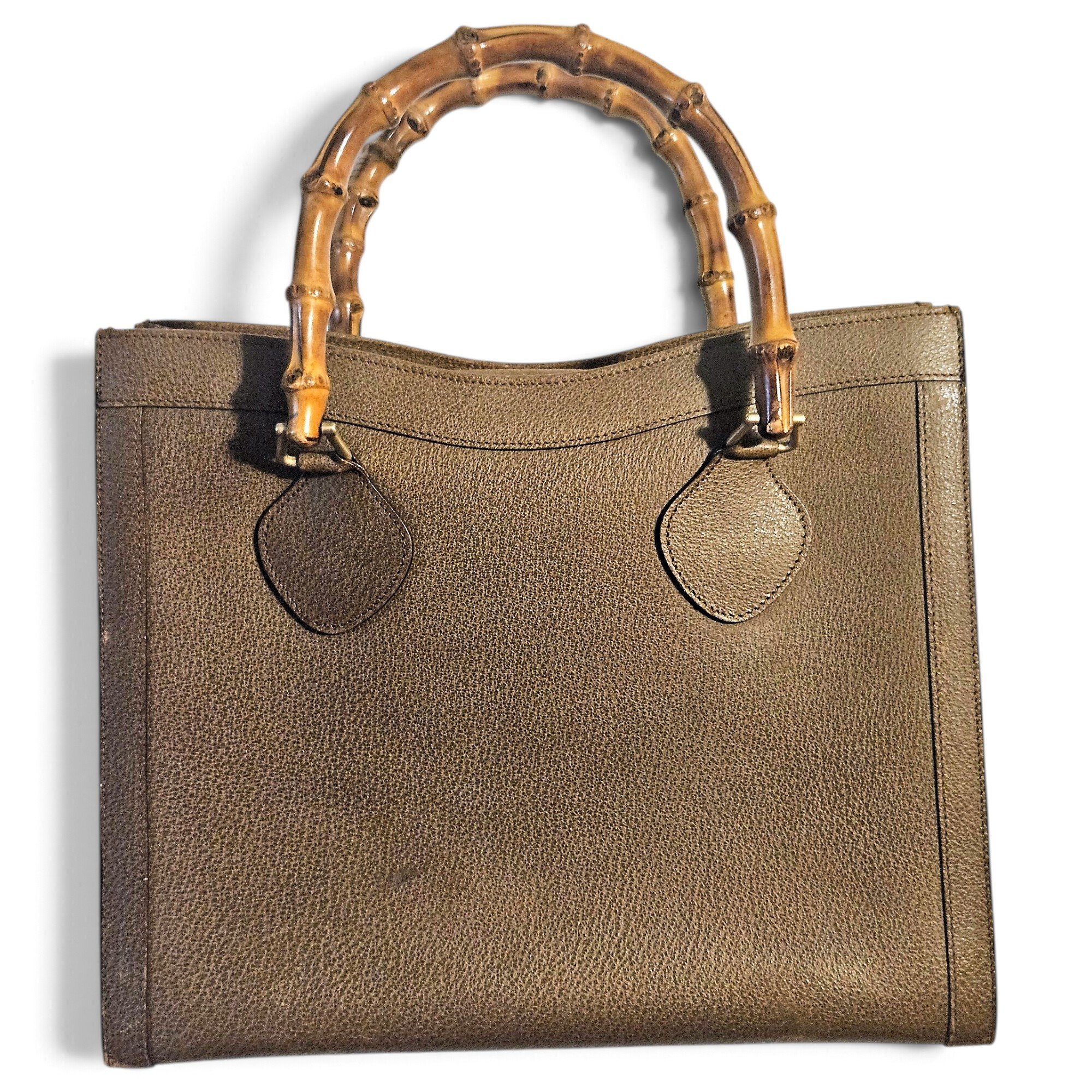 Diana Bamboo leather tote