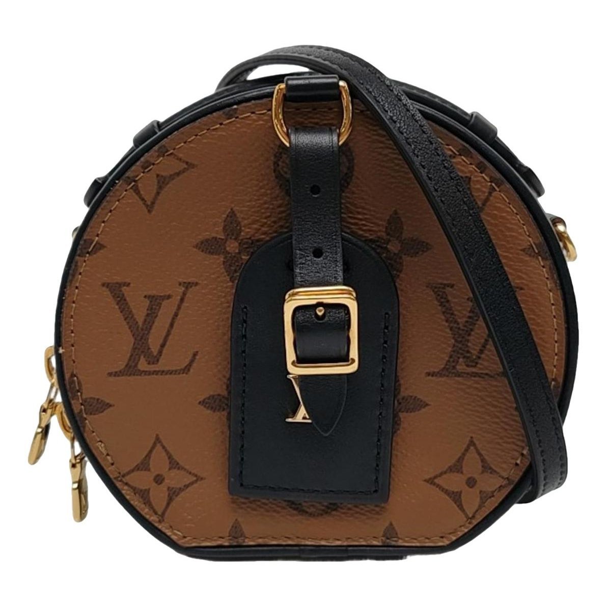 Micro boite chapeau leather handbag