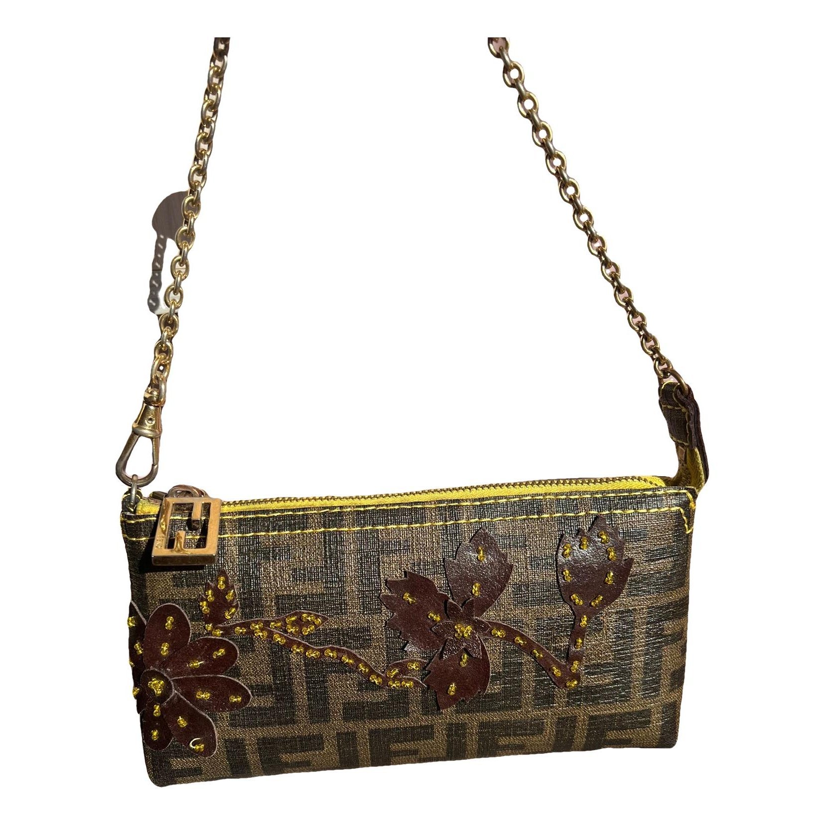 Fendi Leather clutch bag