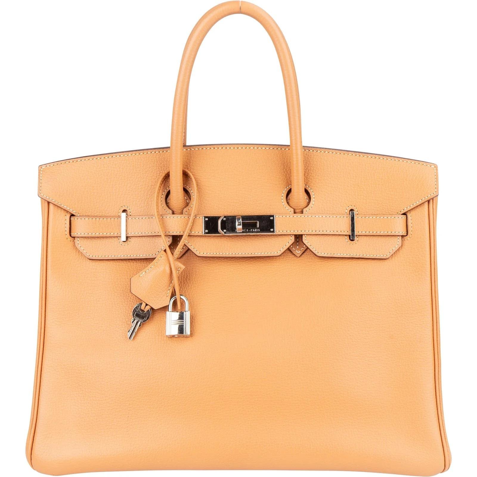 Birkin 35 leather handbag