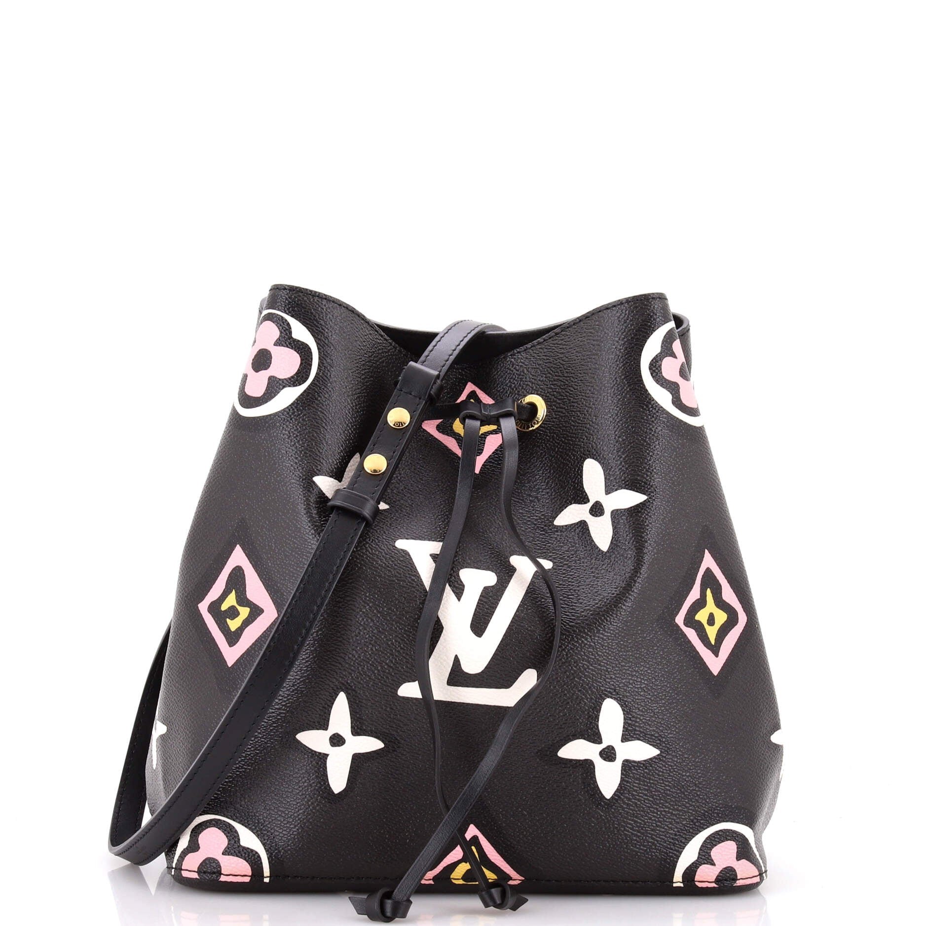 Louis Vuitton NeoNoe Handbag Wild at Heart Monogram Giant MM