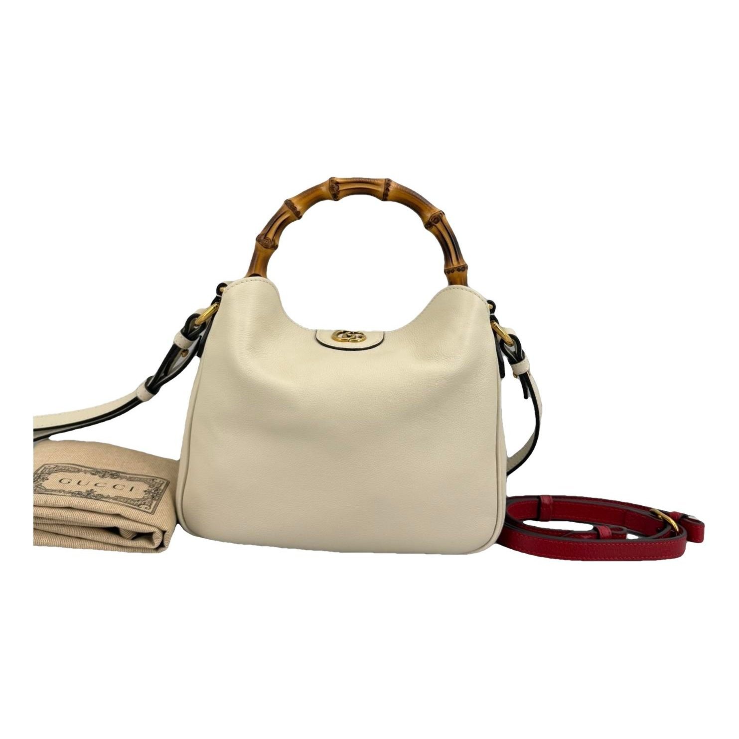Diana Bamboo leather handbag