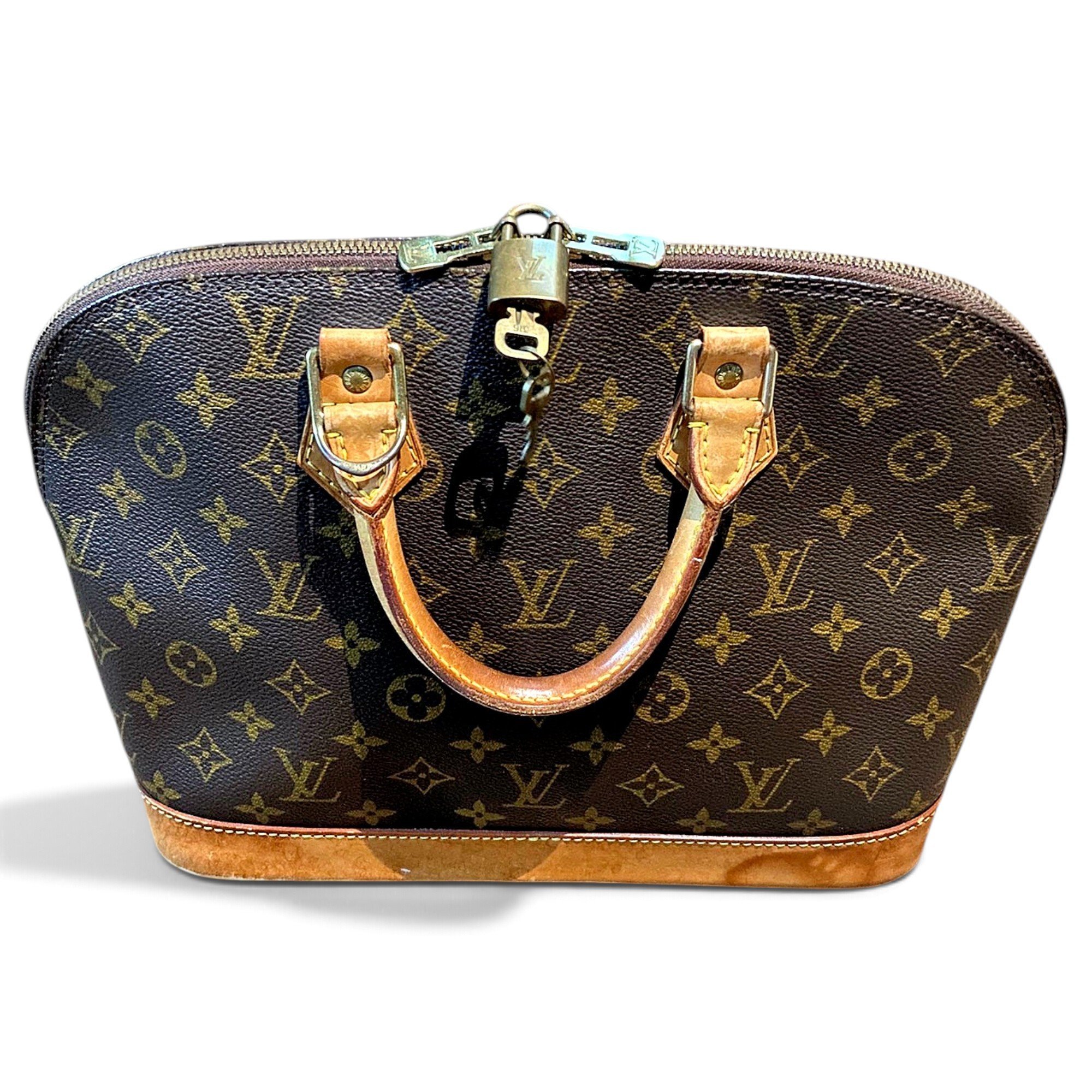 Alma leather handbag