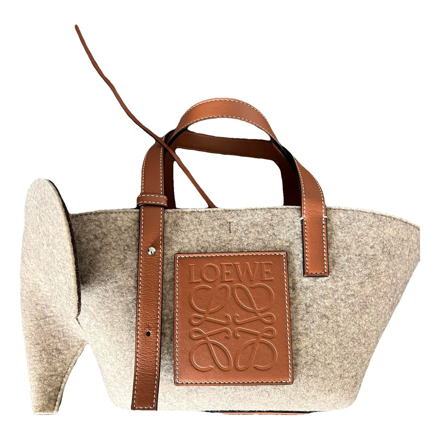 Animals wool handbag