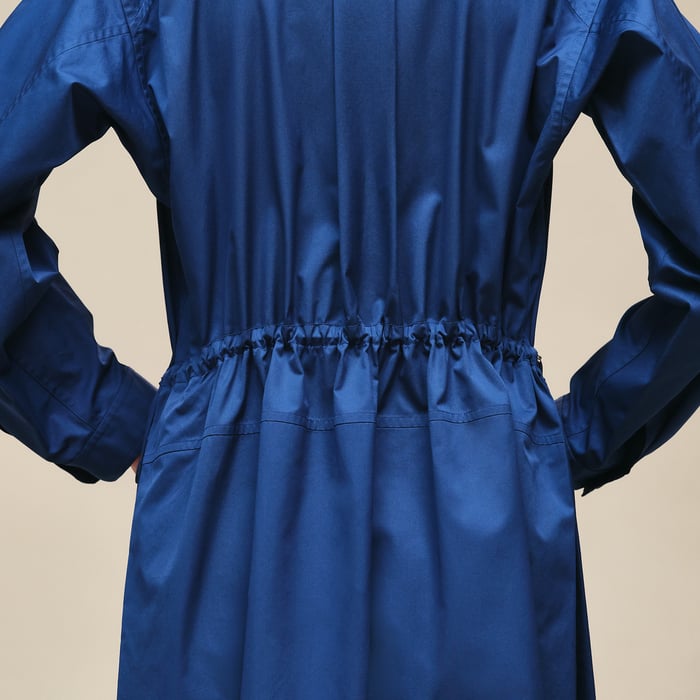 Bleu Lagune Drawstring Dress