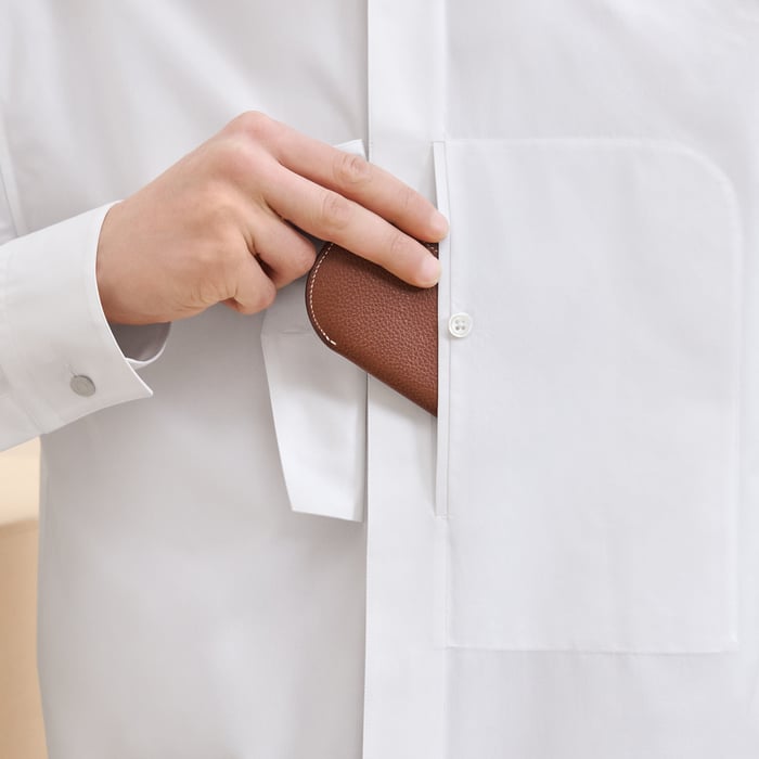 Blanc "Poche a Cheval" Sporty Fit Shirt