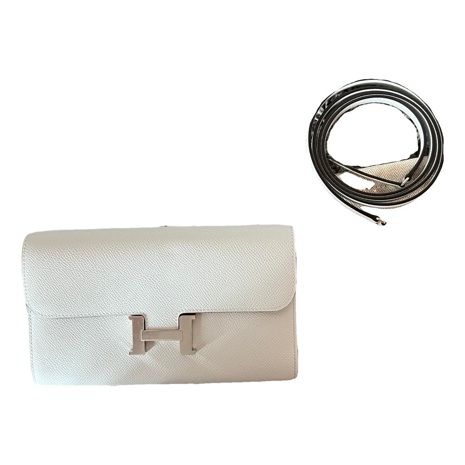 Constance leather clutch bag