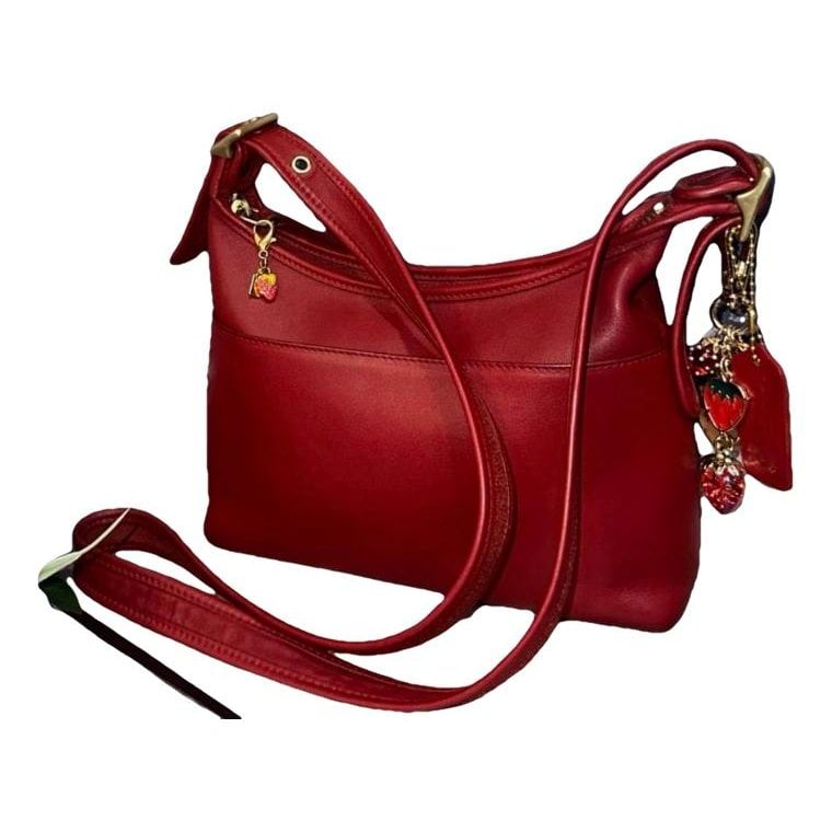 Smooth Crossbody leather handbag