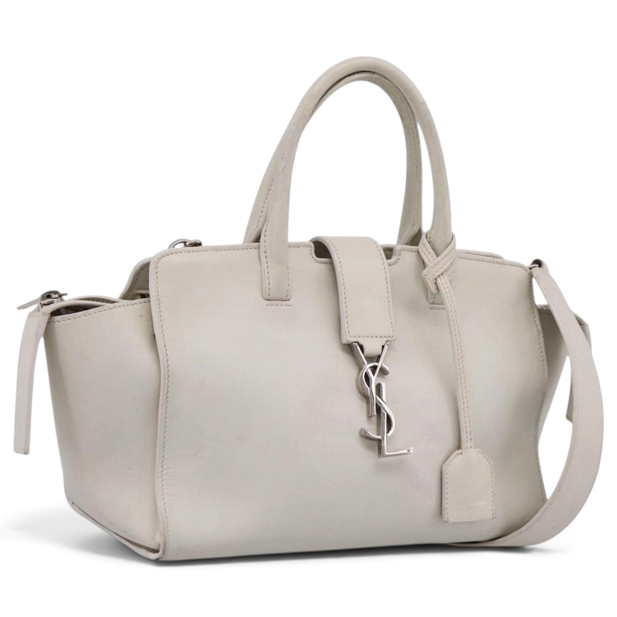 Y leather handbag