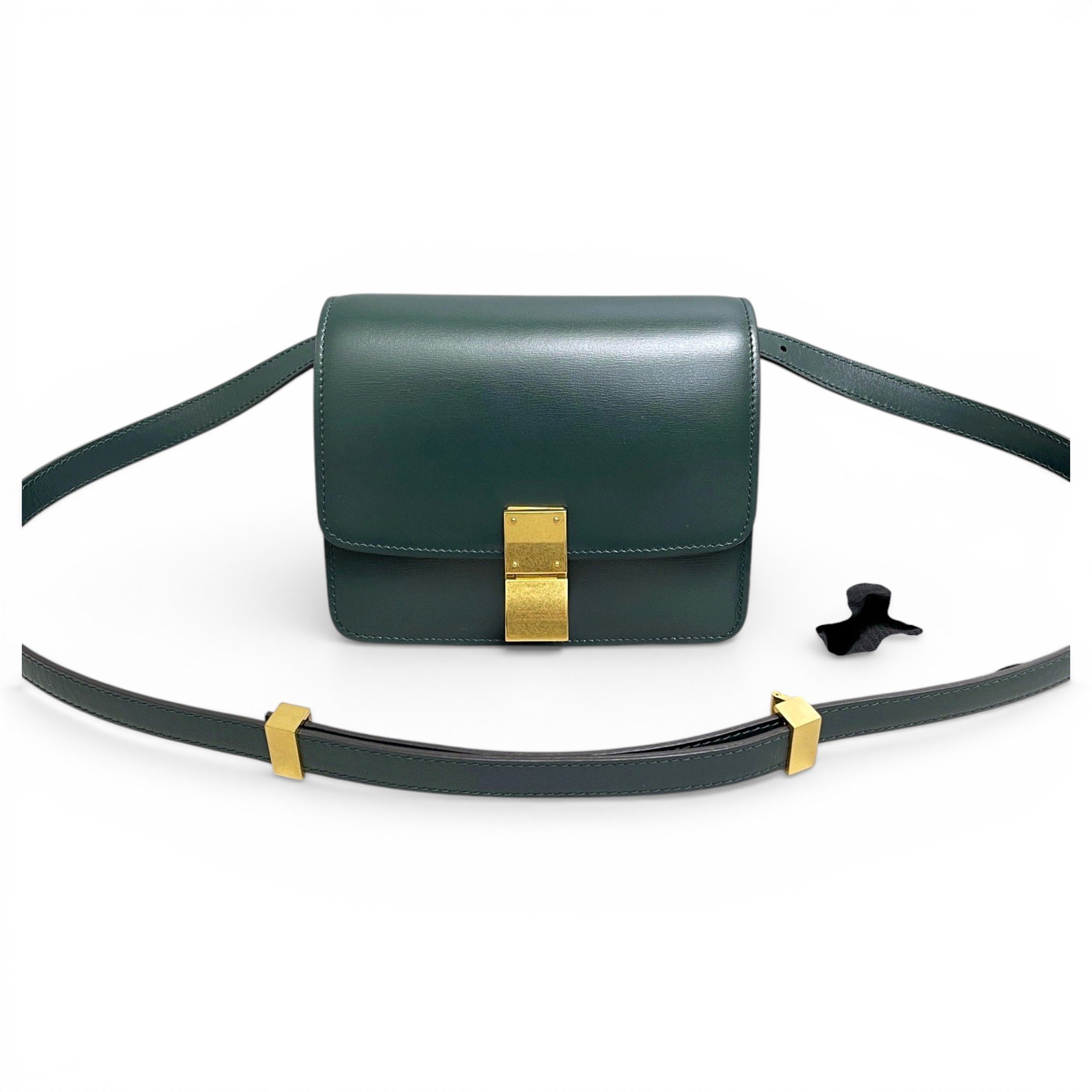 Classic leather crossbody bag
