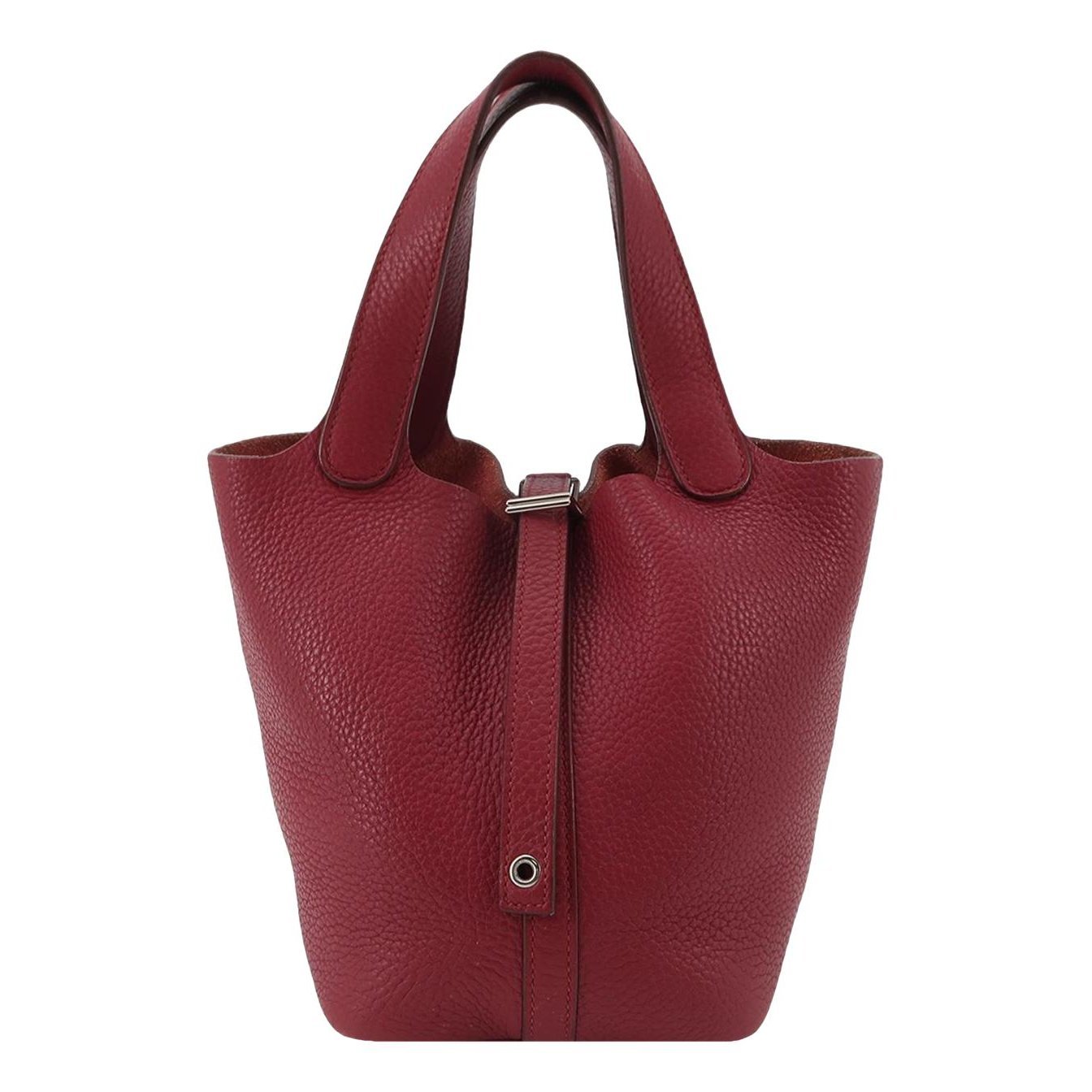 Picotin leather tote