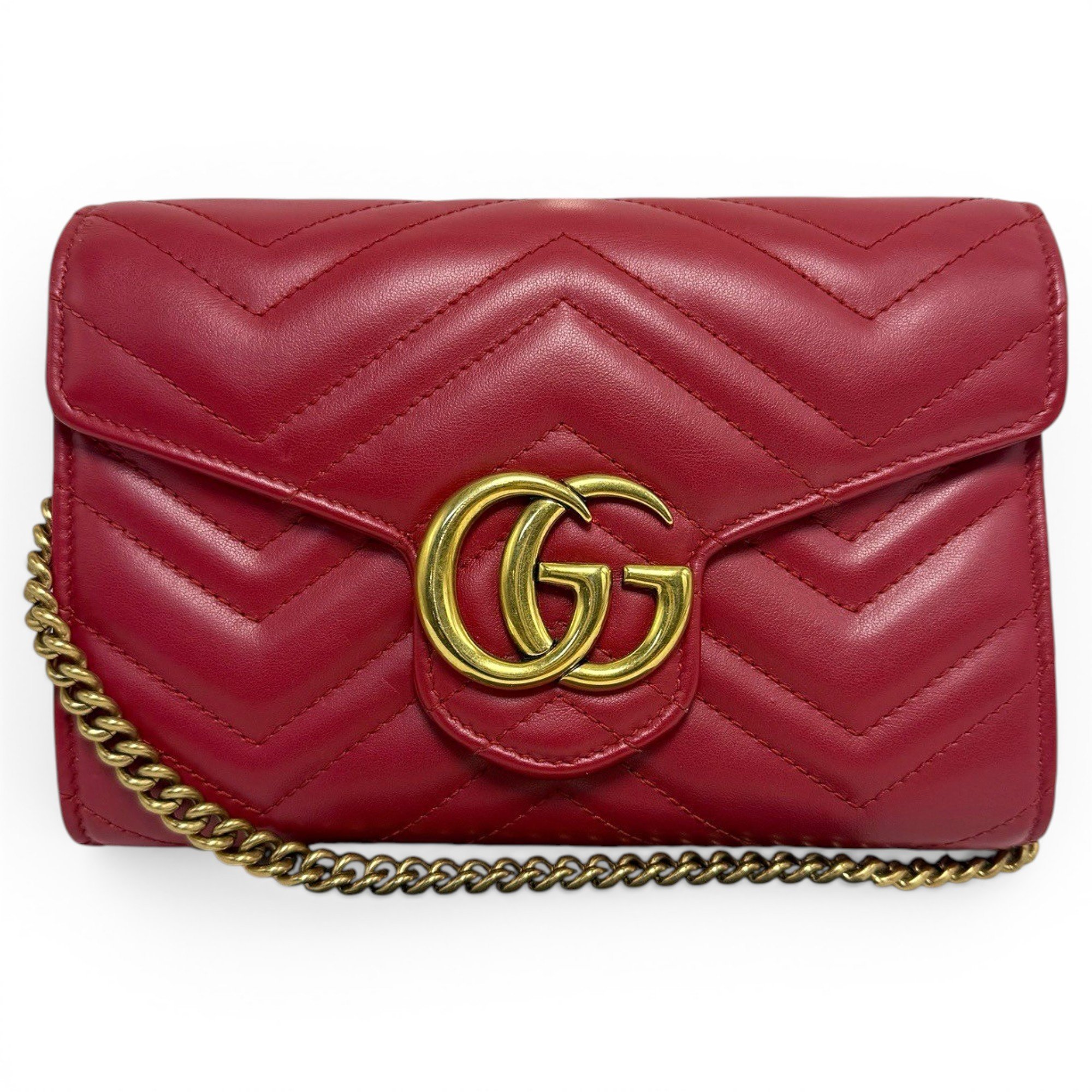 GG Marmont Flap leather crossbody bag