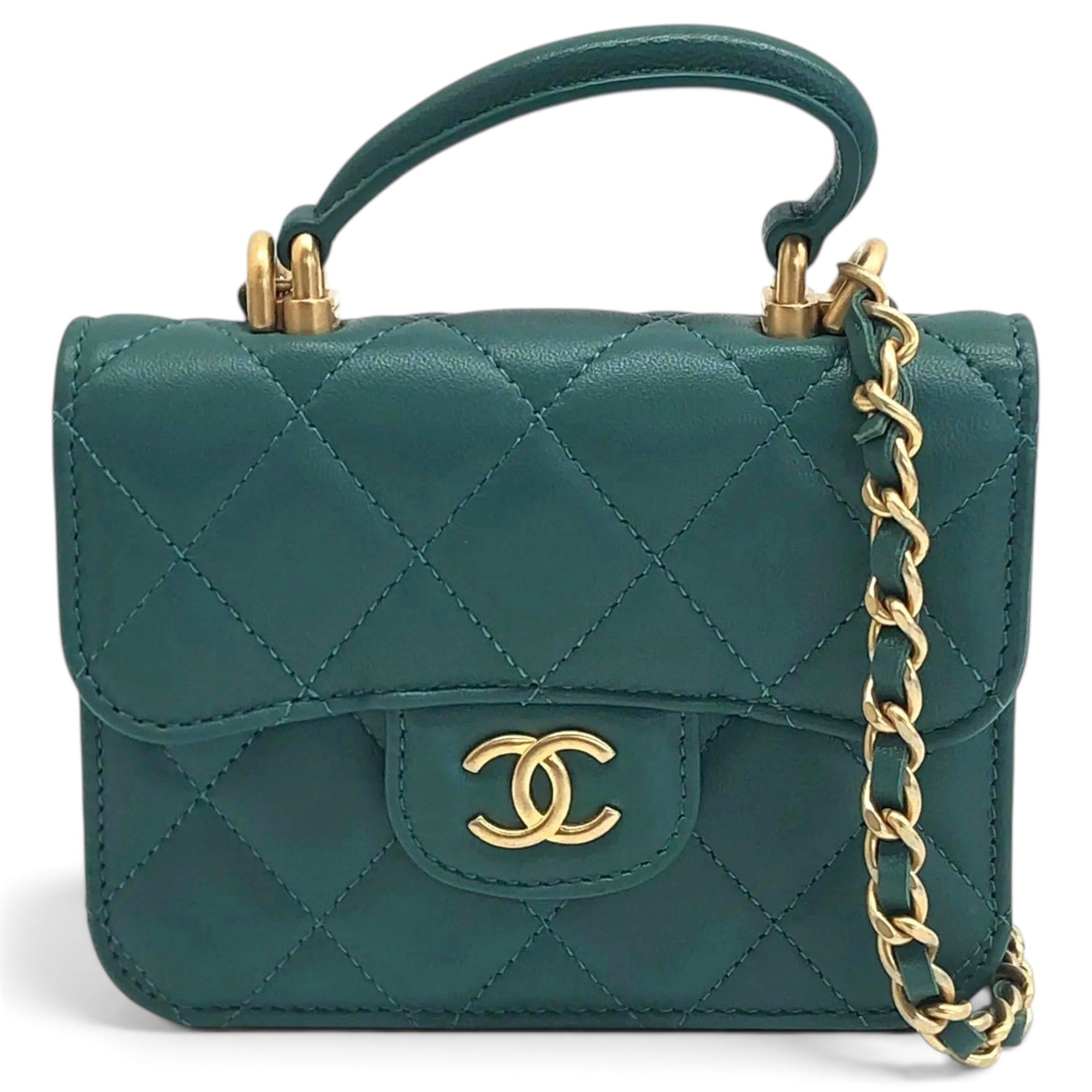 Timeless Classique Top Handle leather handbag