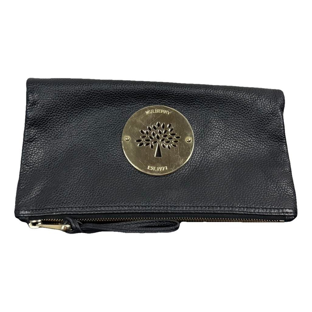 Daria leather clutch bag
