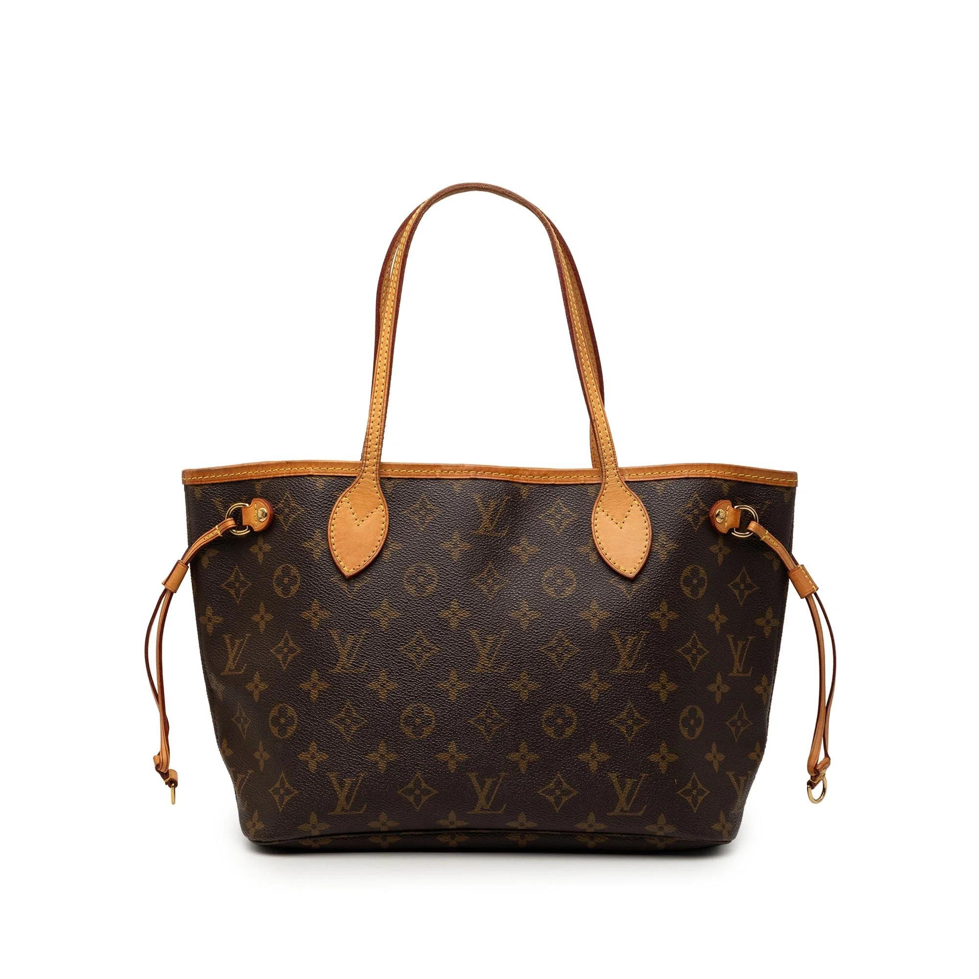 Neverfull leather tote