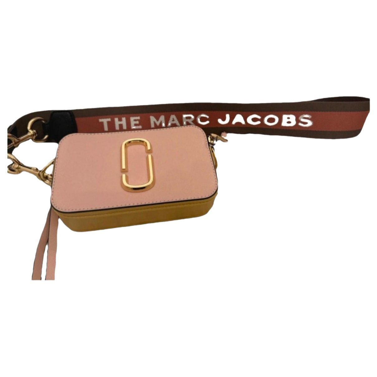 Snapshot leather clutch bag