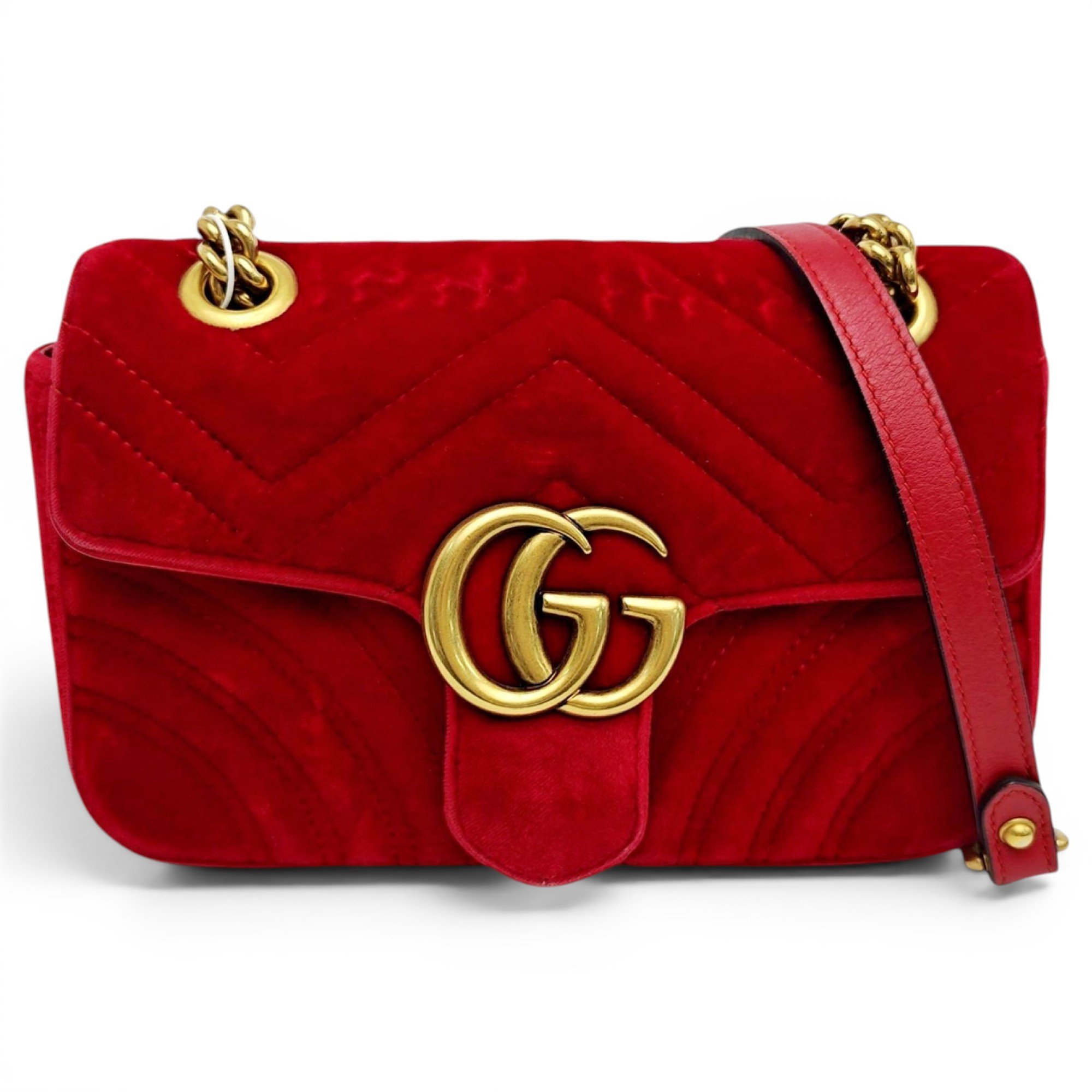 GG Marmont velvet handbag