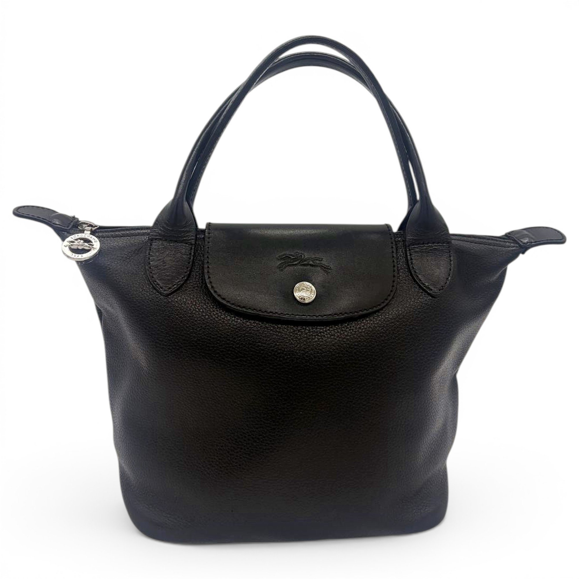 Pliage leather handbag