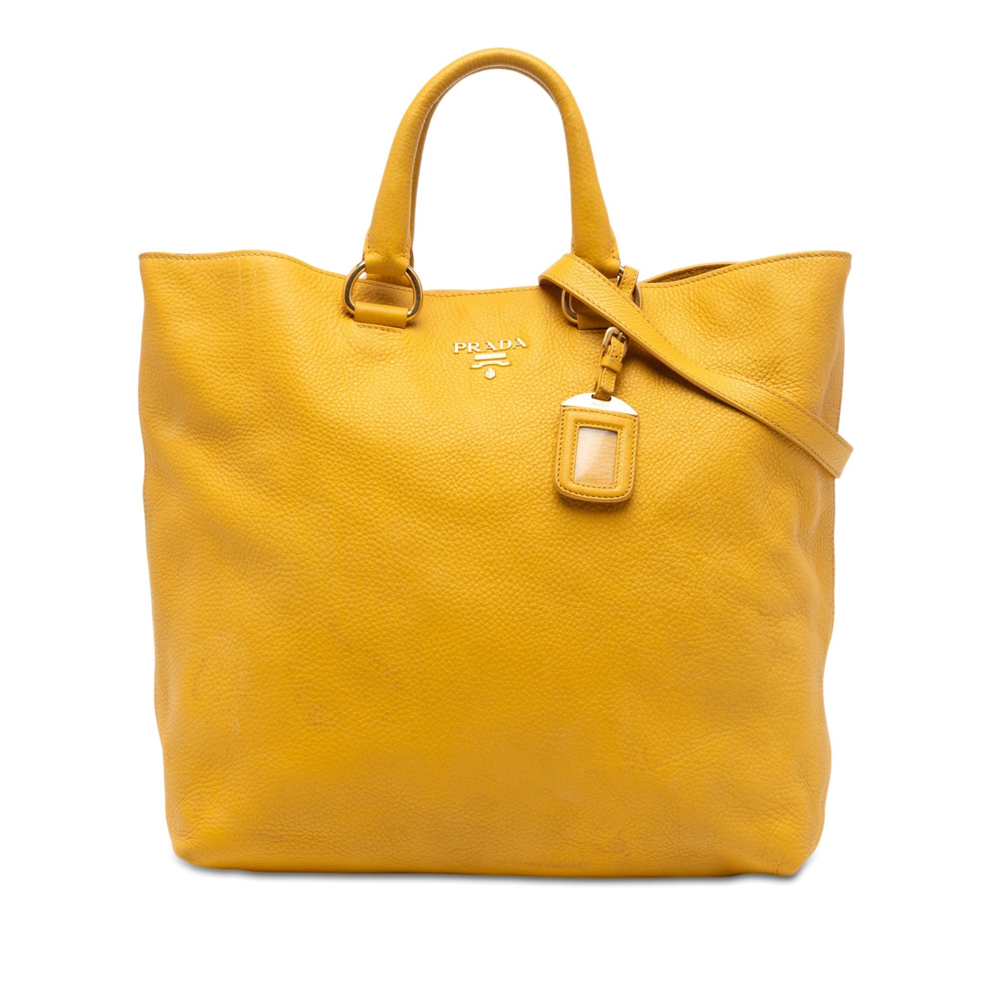 Leather tote