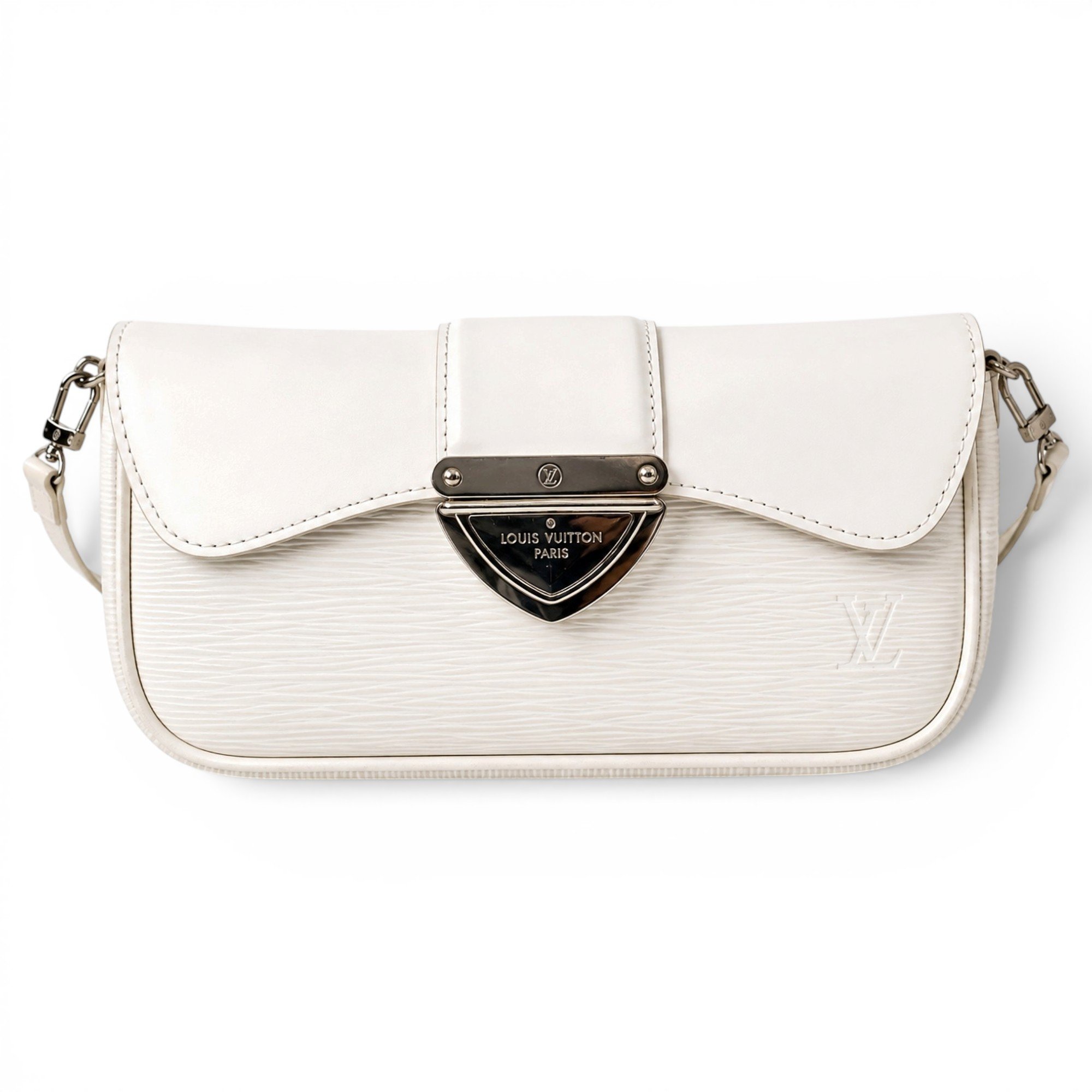 Ana leather clutch bag