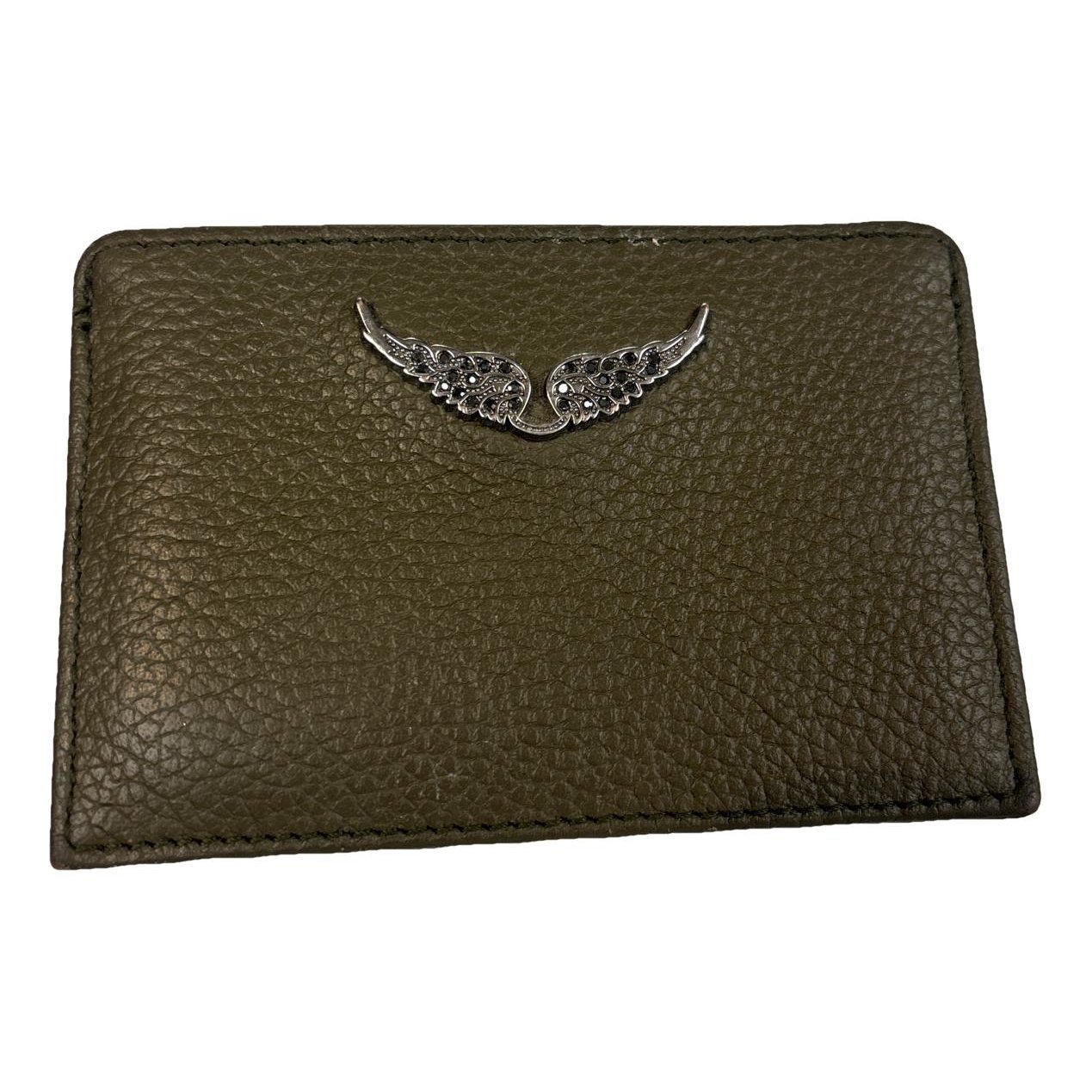 Leather clutch bag