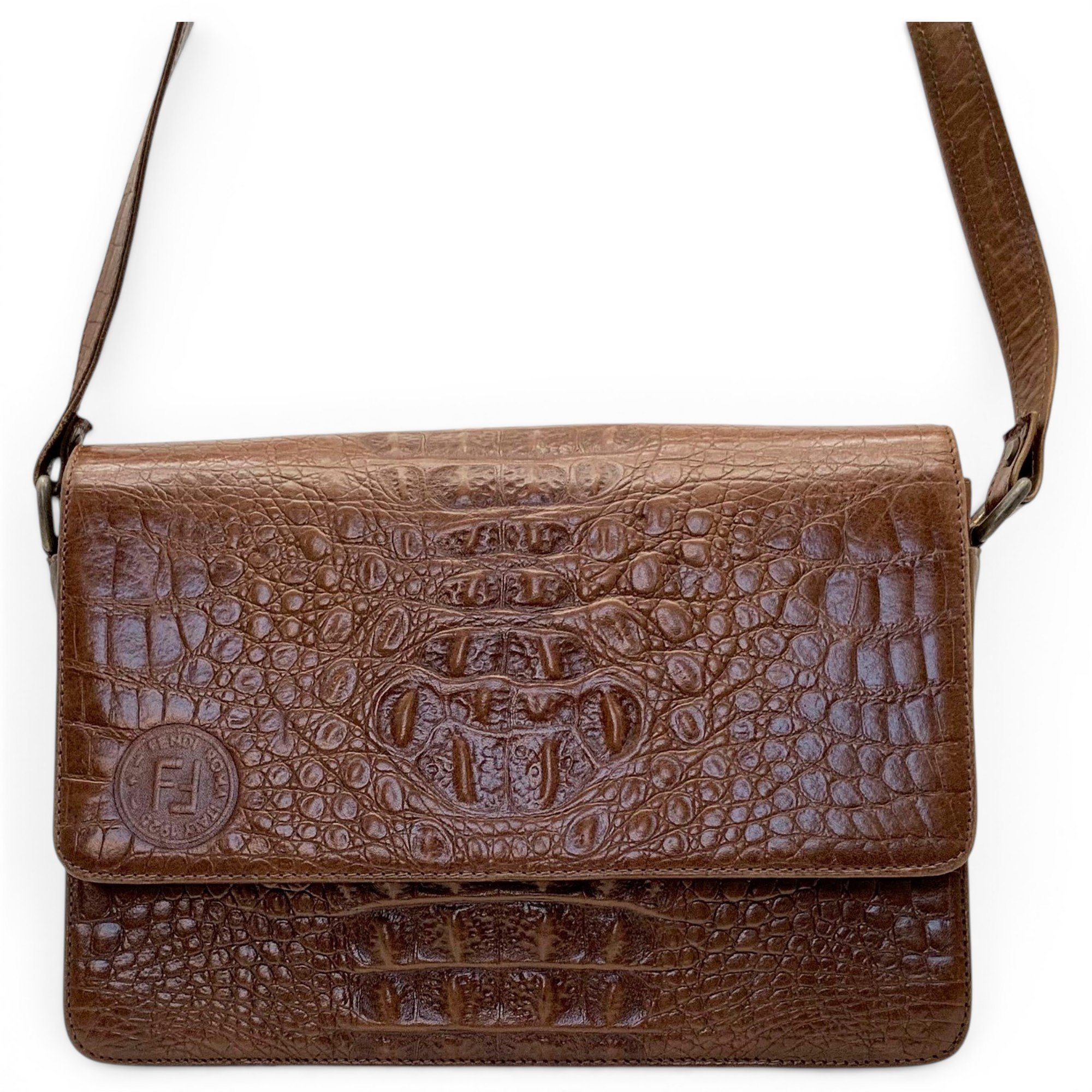 Leather crossbody bag