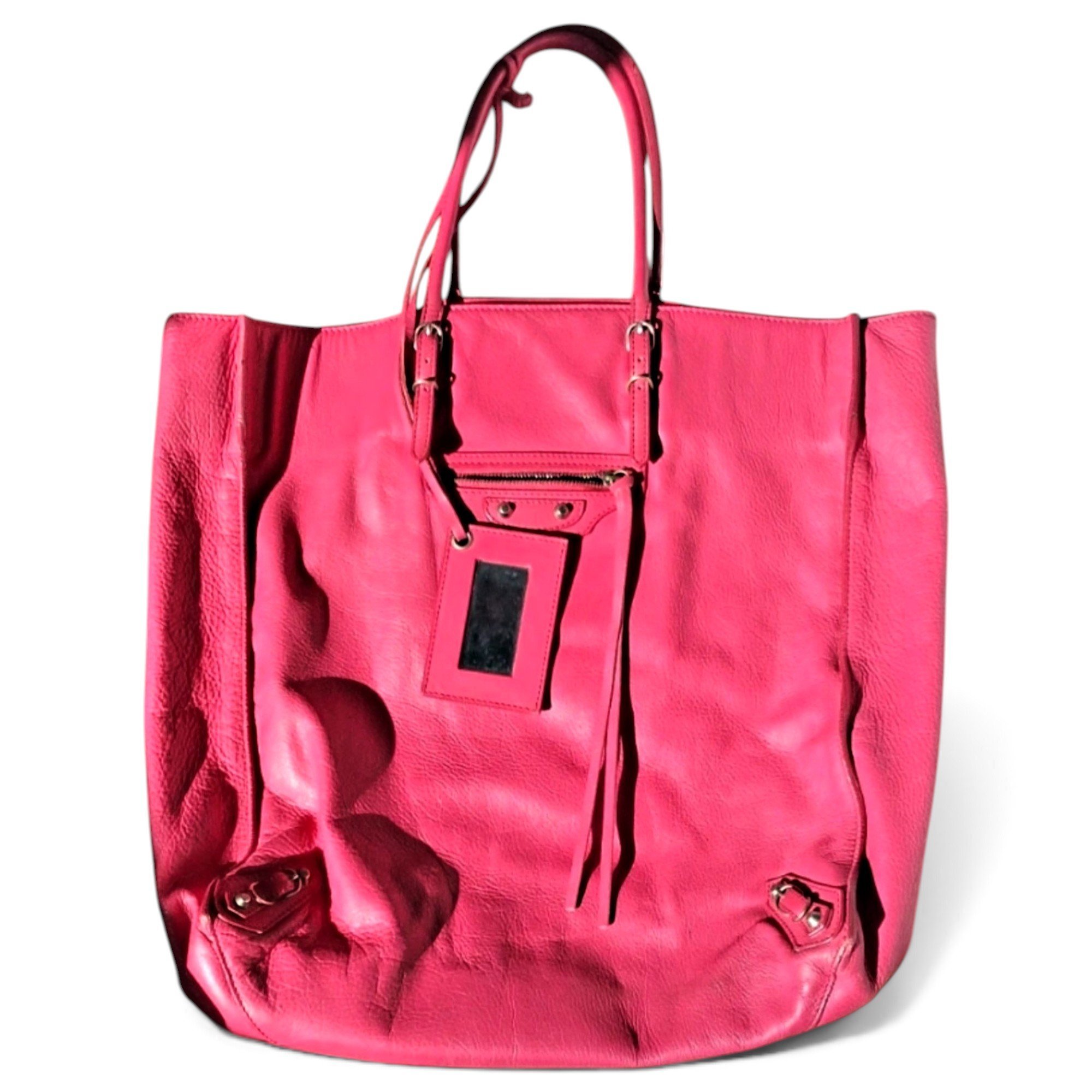 Papier leather tote
