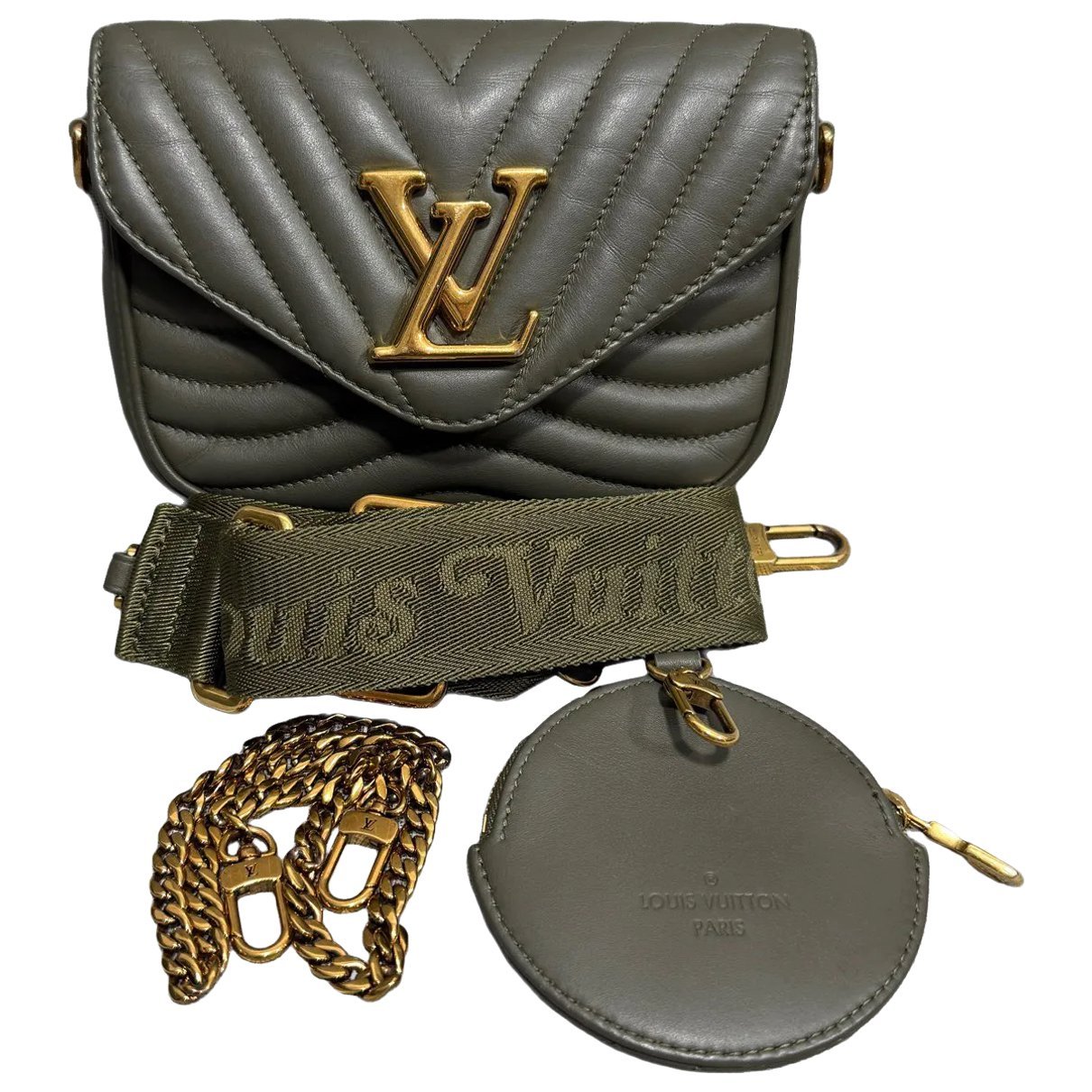 Multi-Pochette New Wave leather handbag