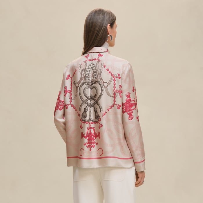 Beige Avoine "Palefroi Remix" Classic Shirt