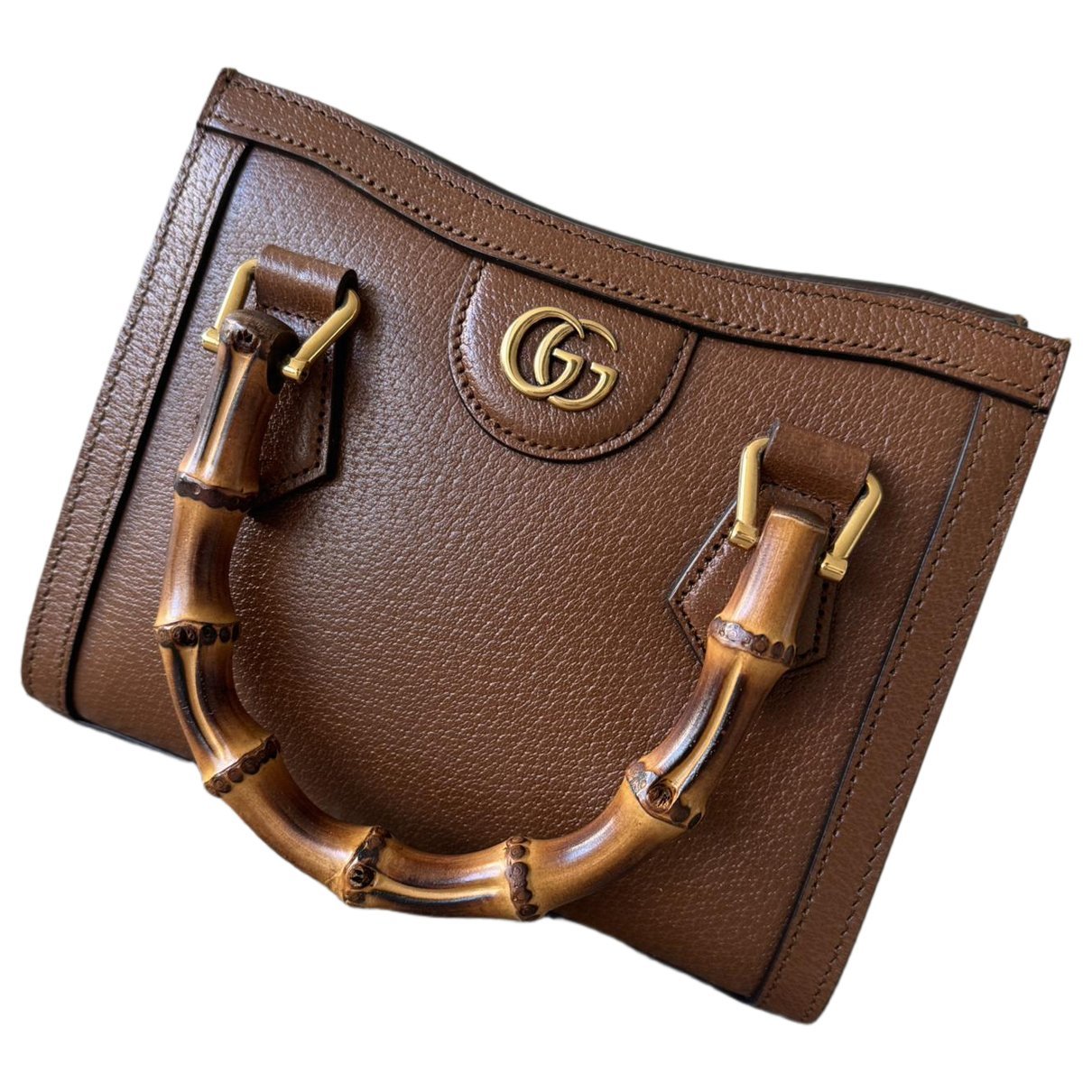 Diana Bamboo leather tote