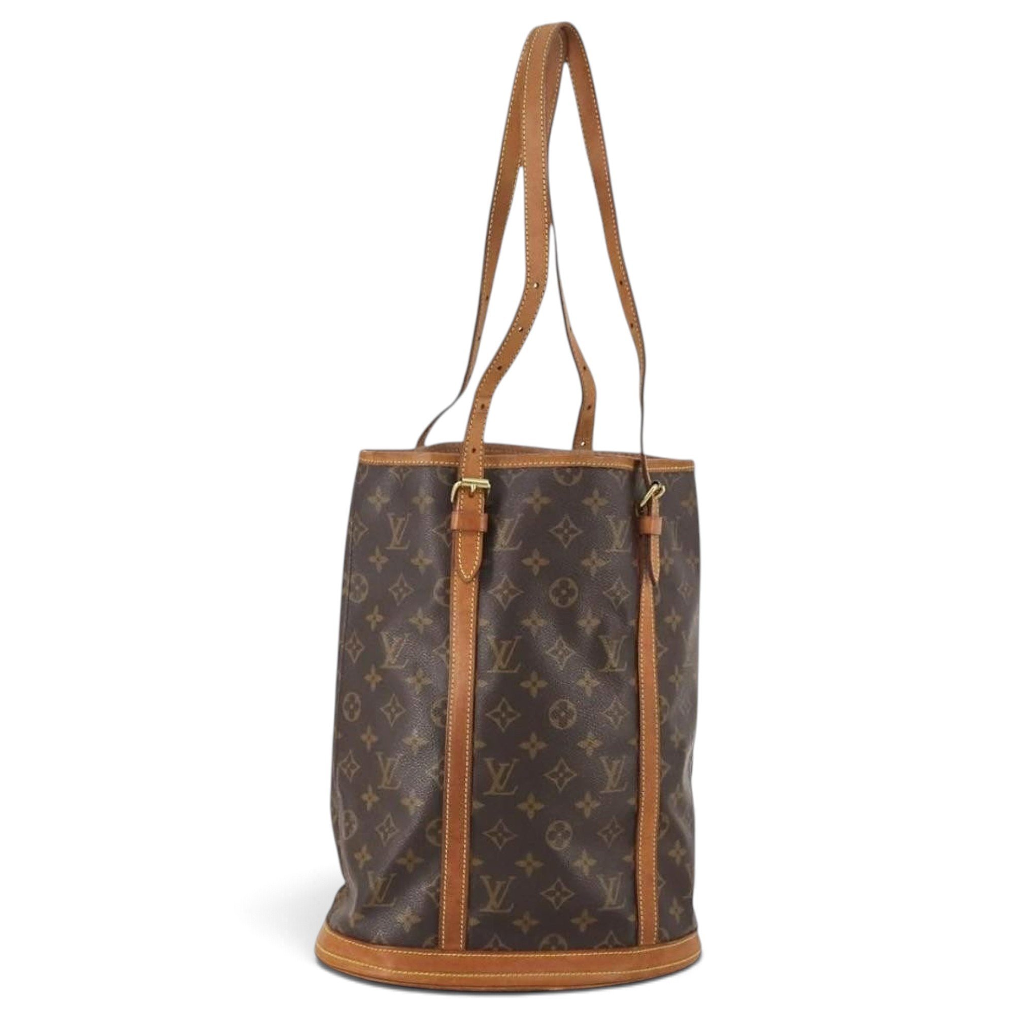 Bucket leather tote