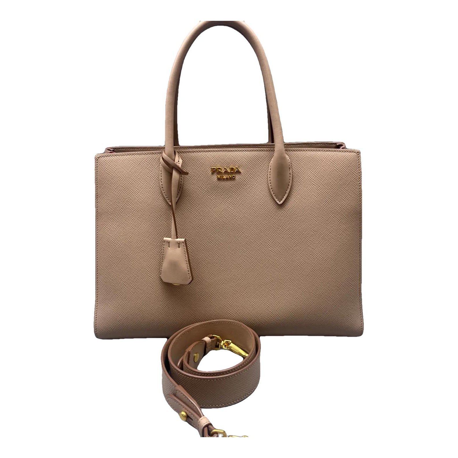 Monochrome leather crossbody bag