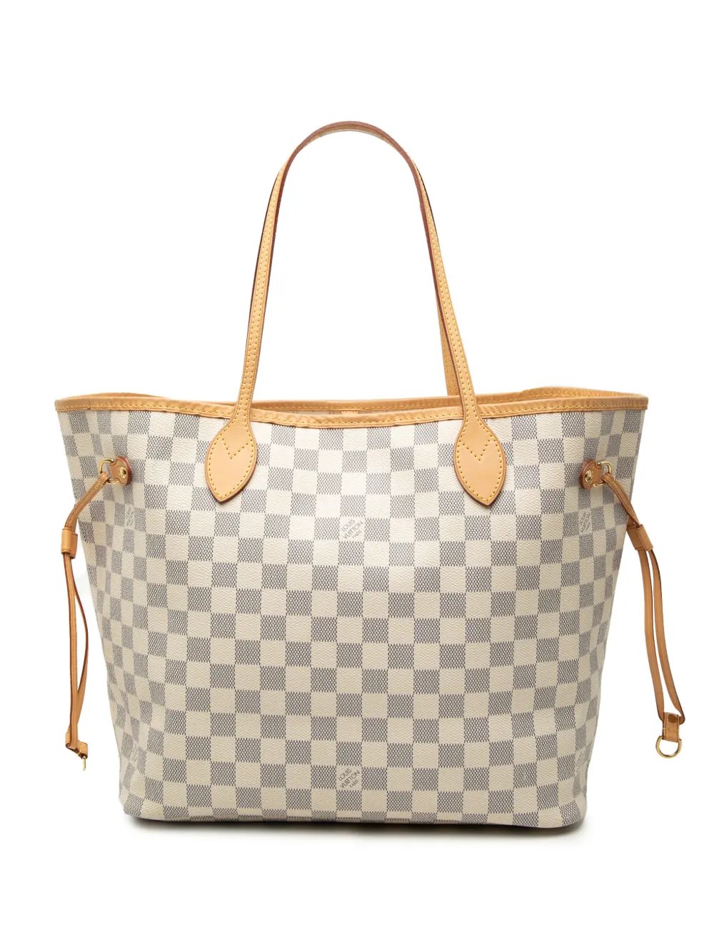 2009 Damier Azur Neverfull MM tote bag