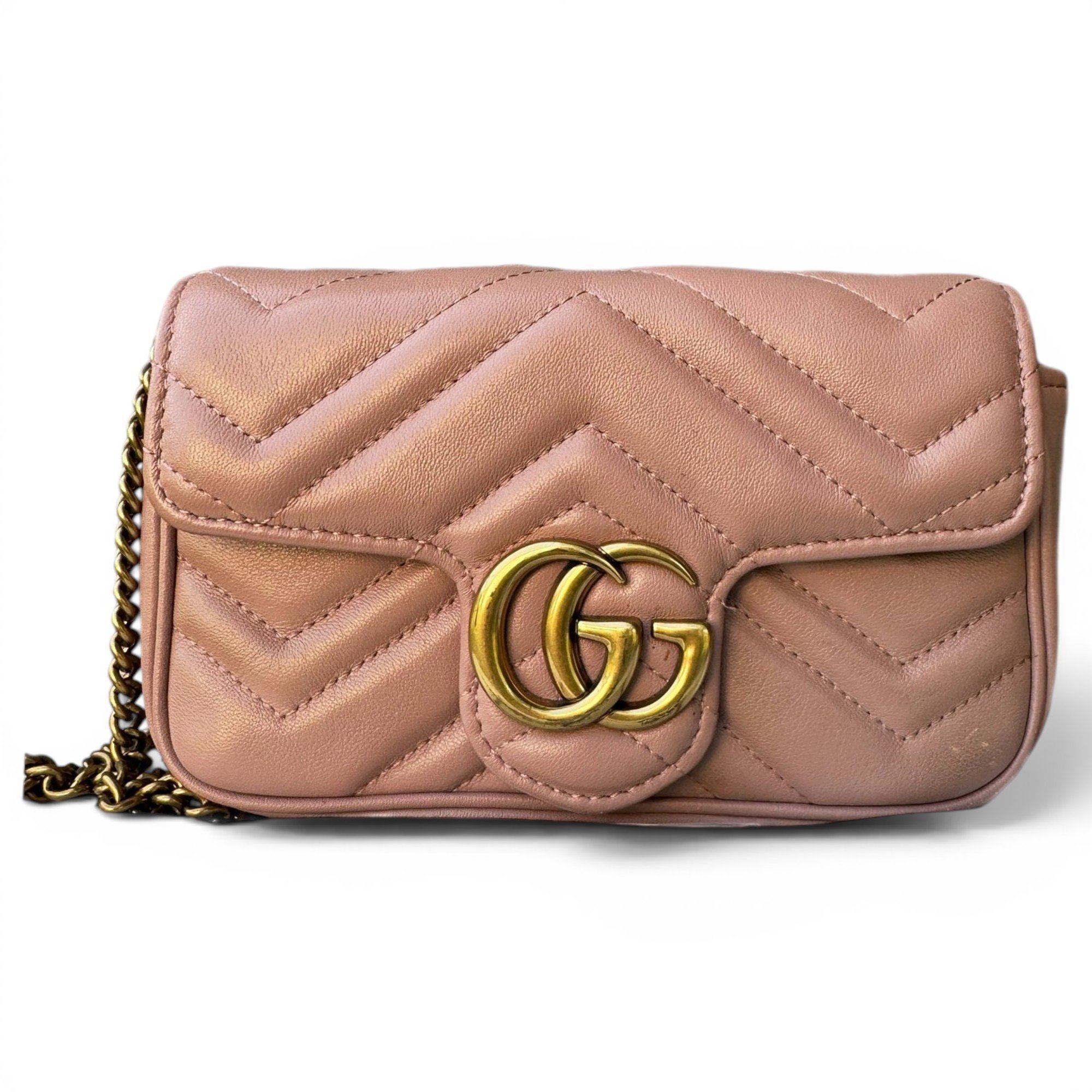 GG Marmont Flap leather crossbody bag