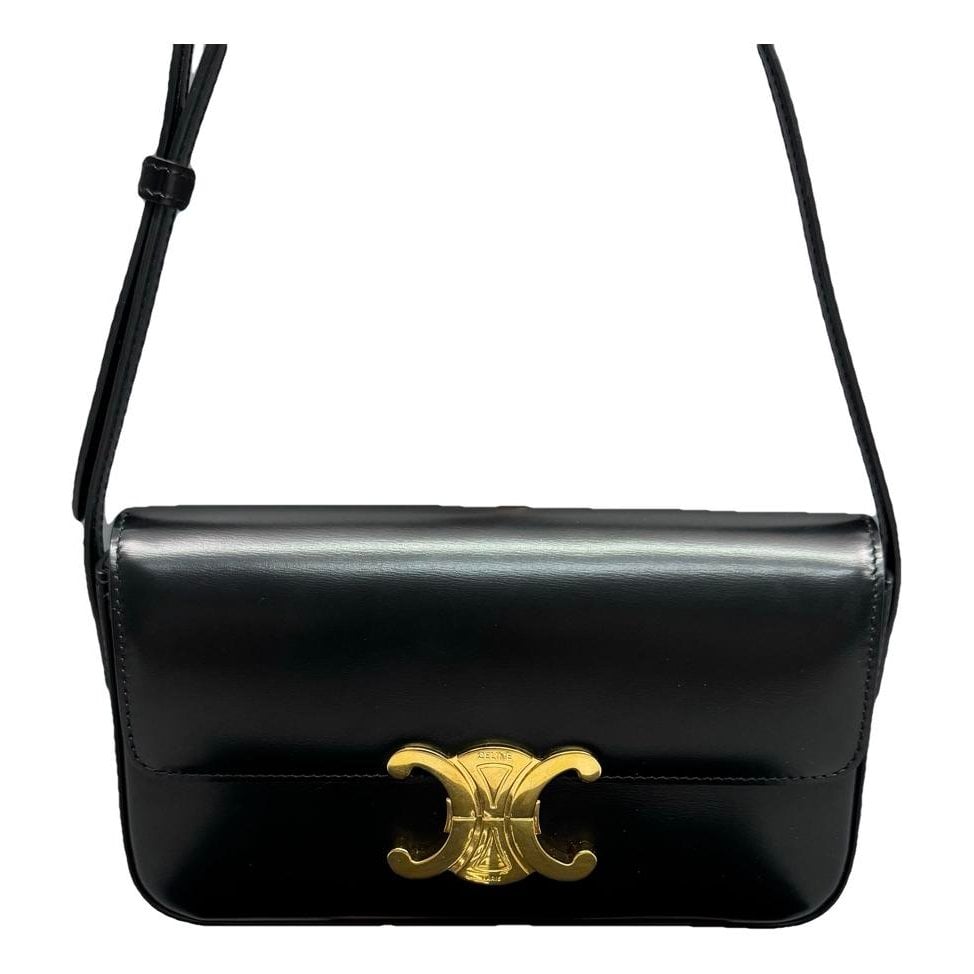 Triomphe Long leather handbag
