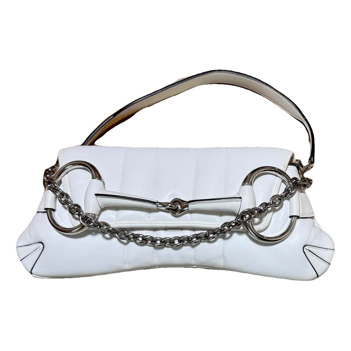 Horsebit Chain leather handbag
