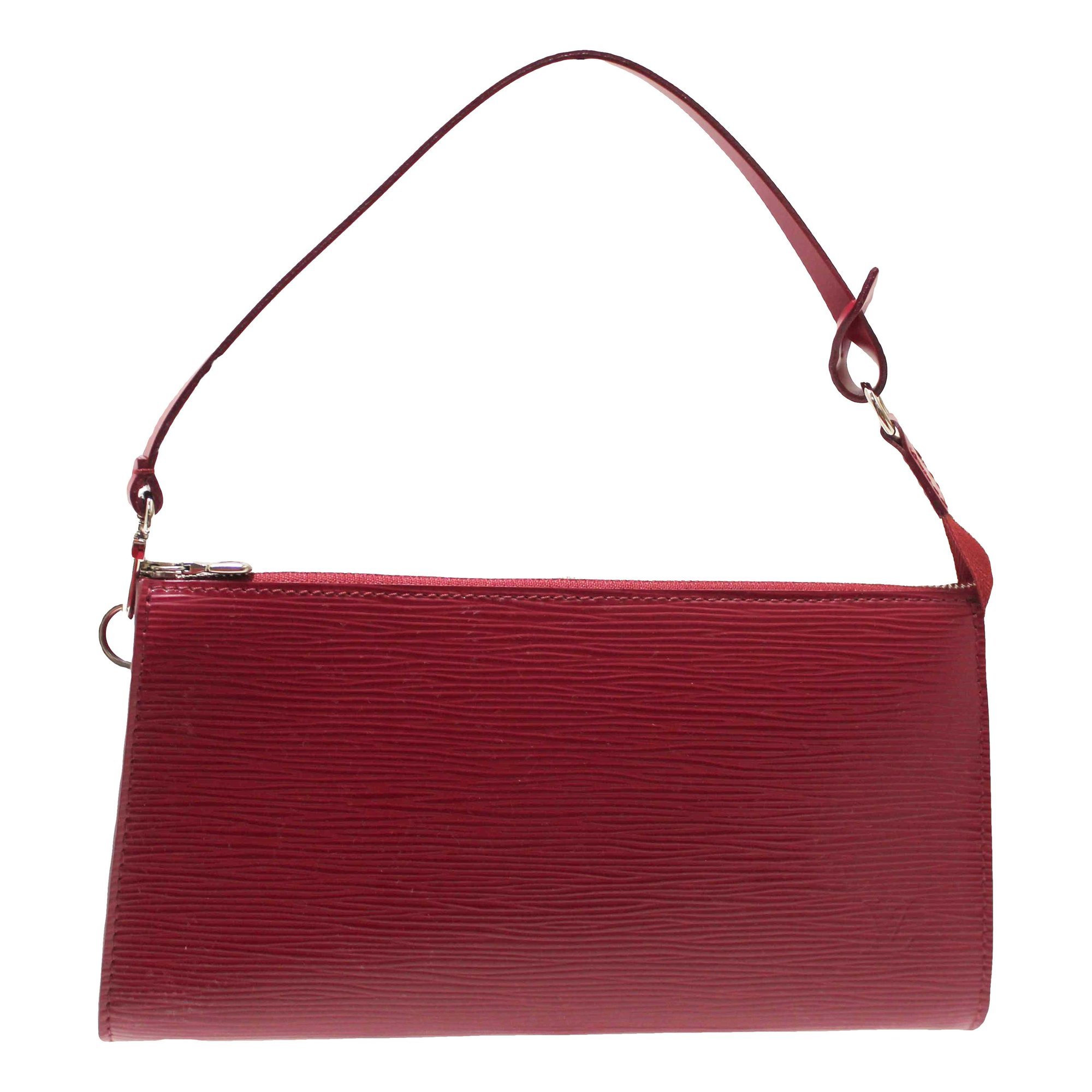 Vinyl clutch bag