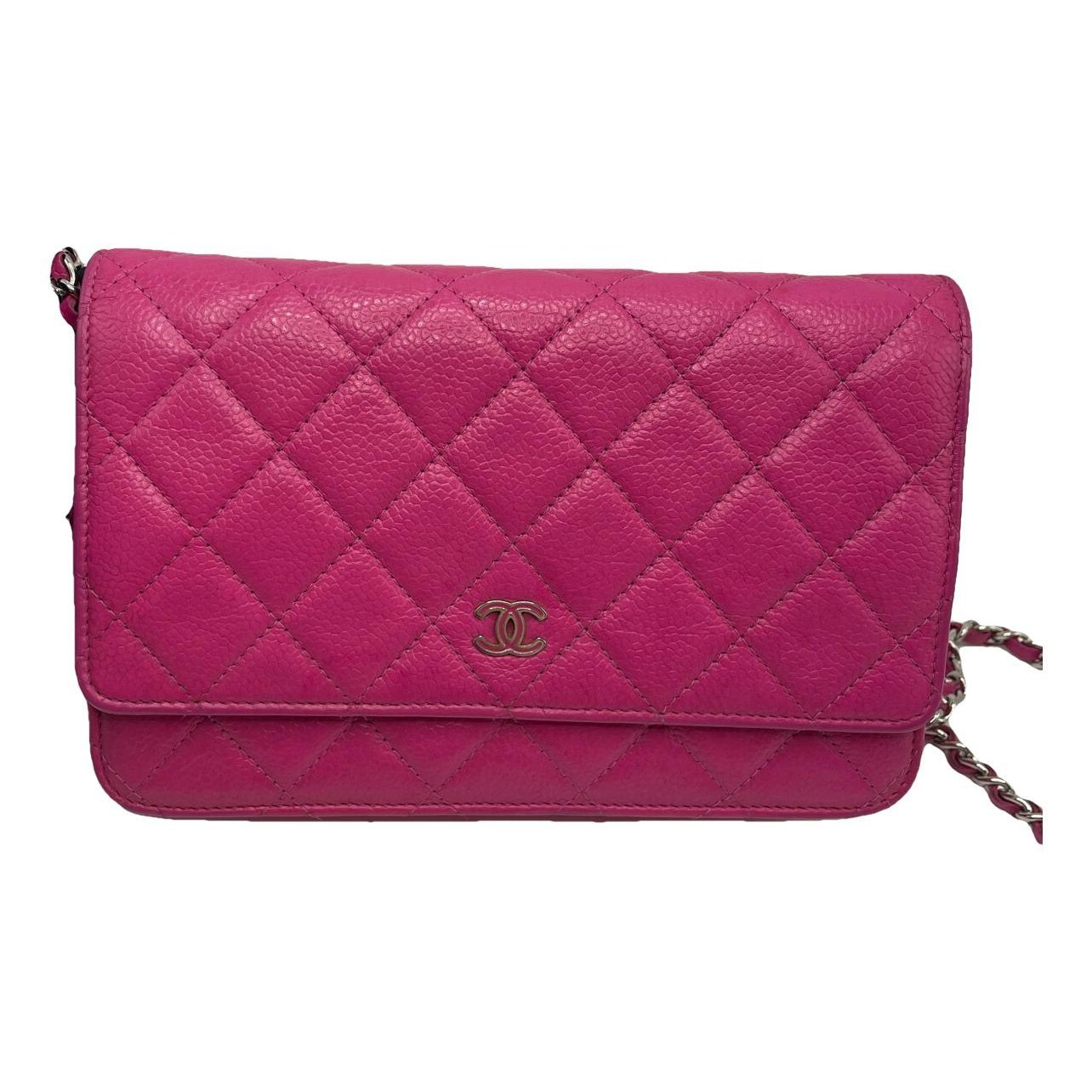 Wallet On Chain Timeless/Classique leather crossbody bag