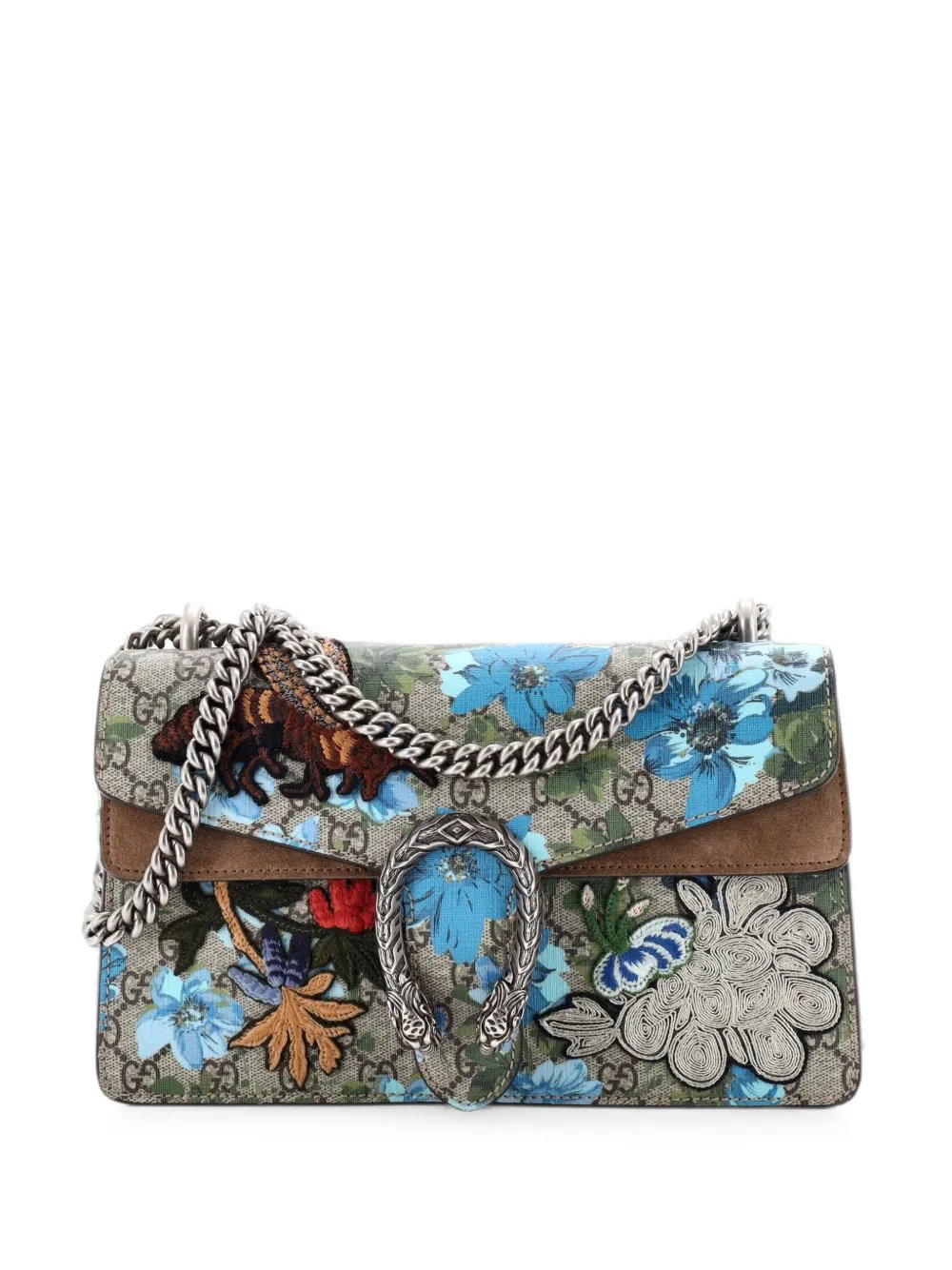 Dionysus Bag Embroidered Printed GG Coated Canvas Small shoulder bag