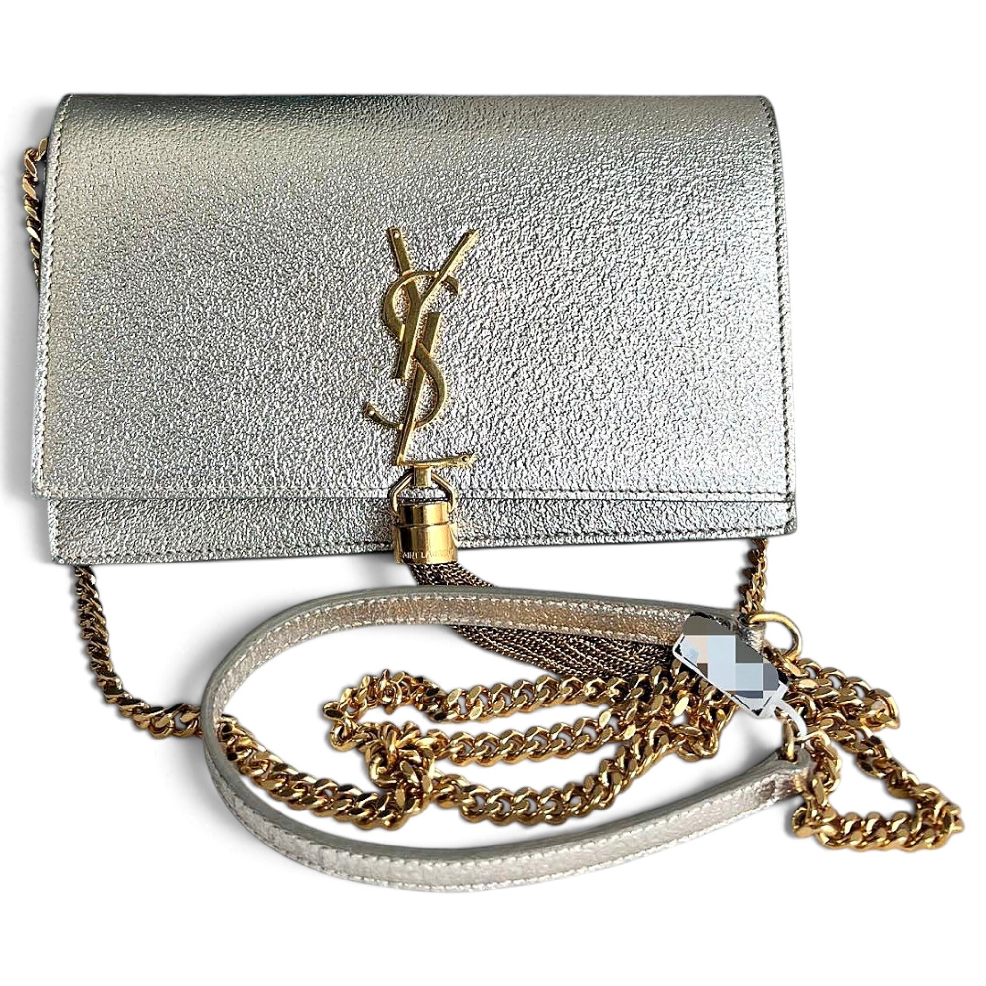 Pompom Kate leather crossbody bag