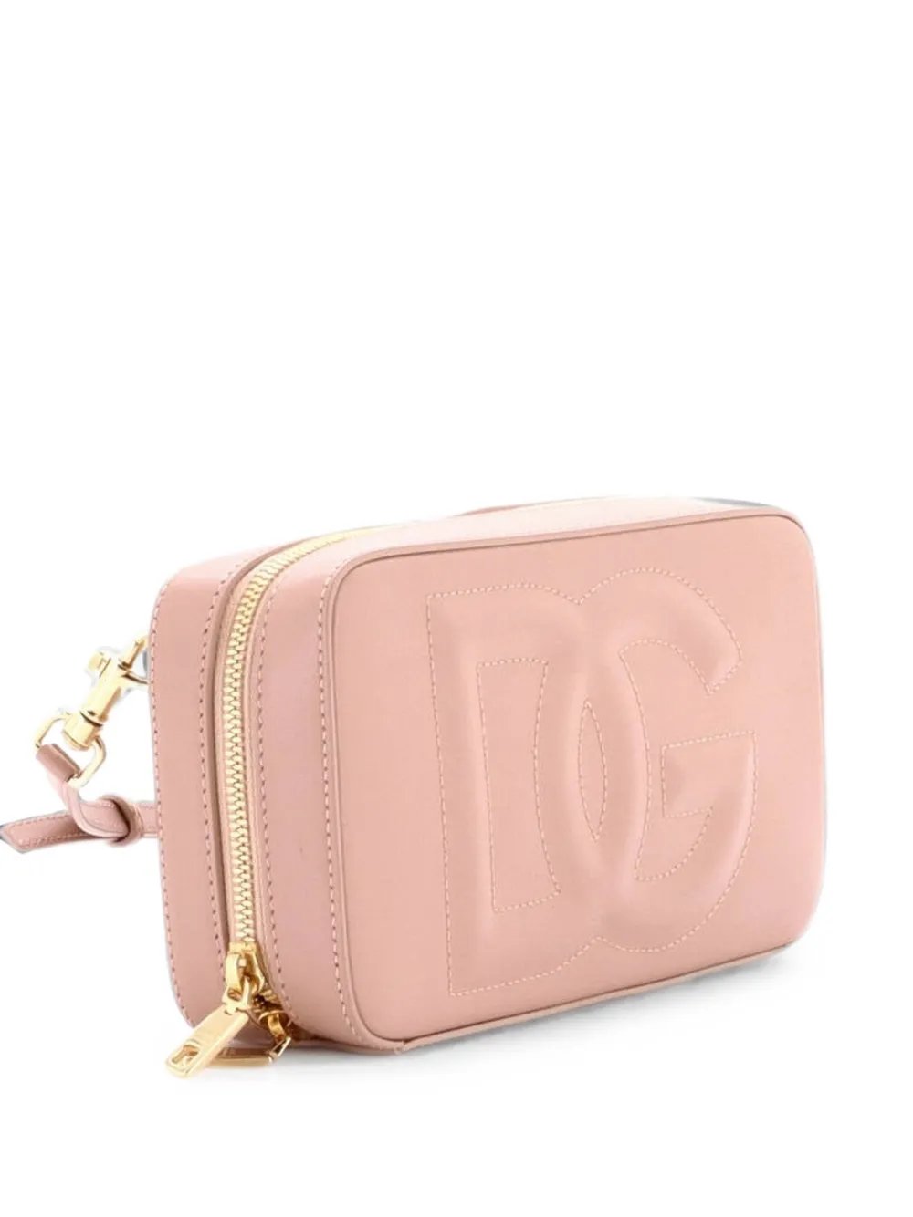 DG Logo Camera Bag Leather Small shoulder bag