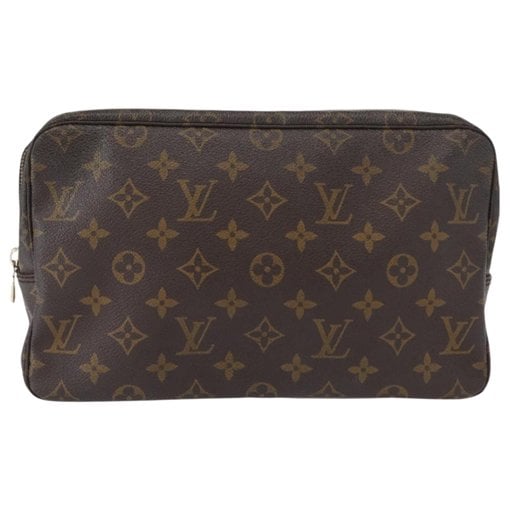 Leather clutch bag