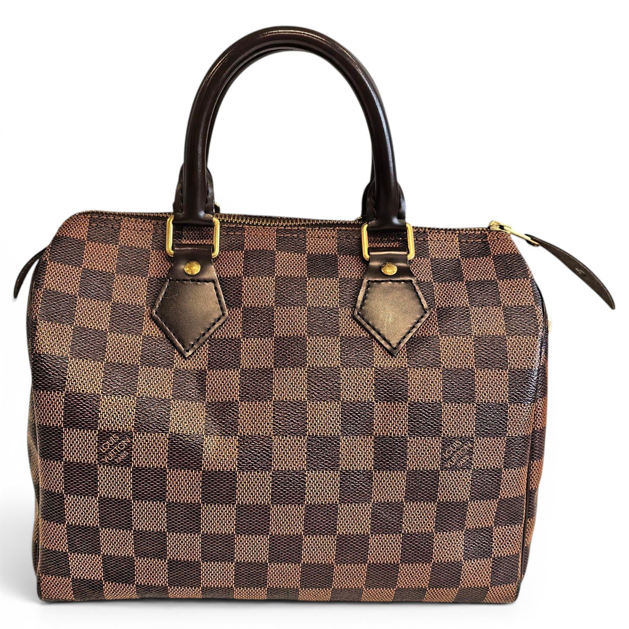 Speedy leather handbag