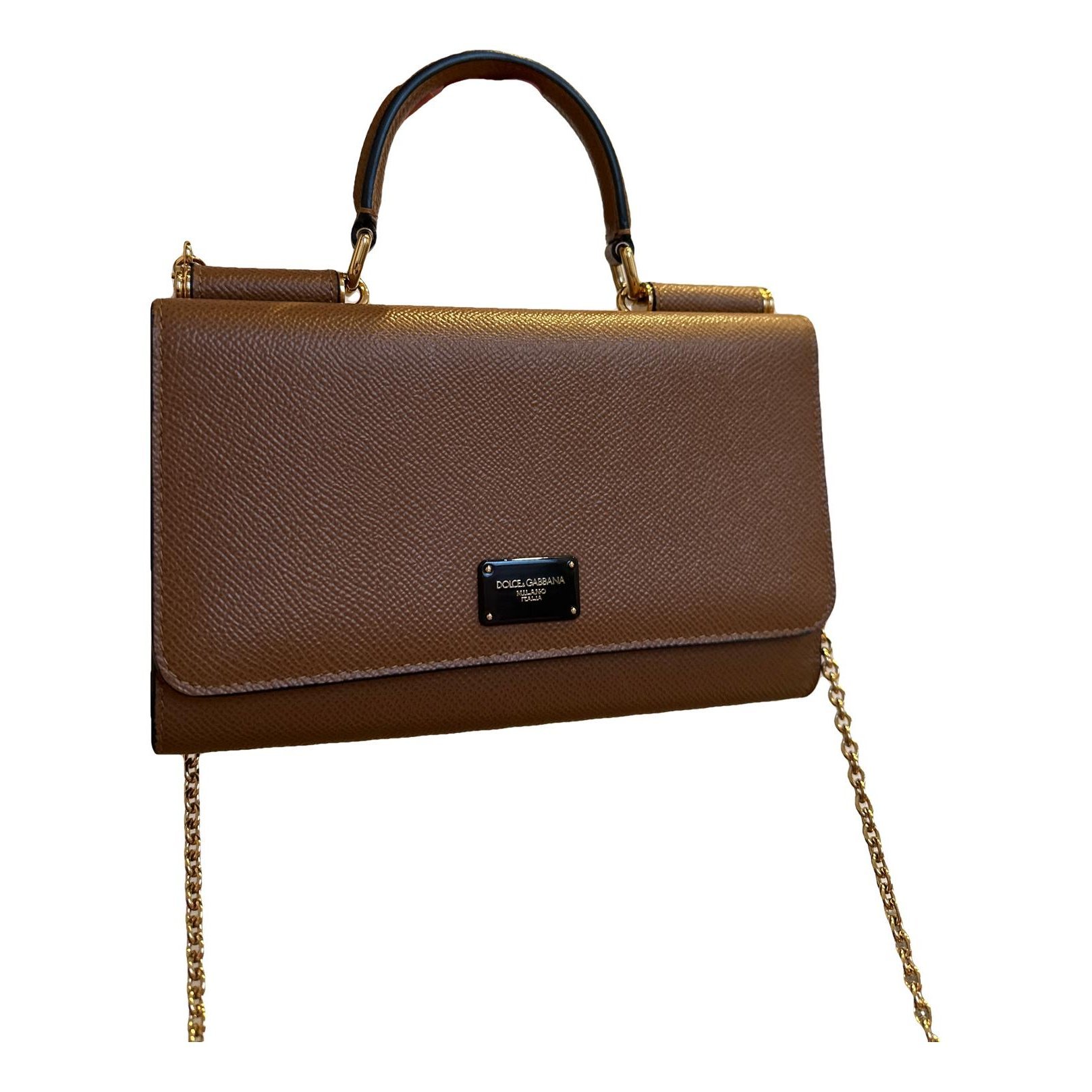 Dolce & Gabbana Sicily leather crossbody bag