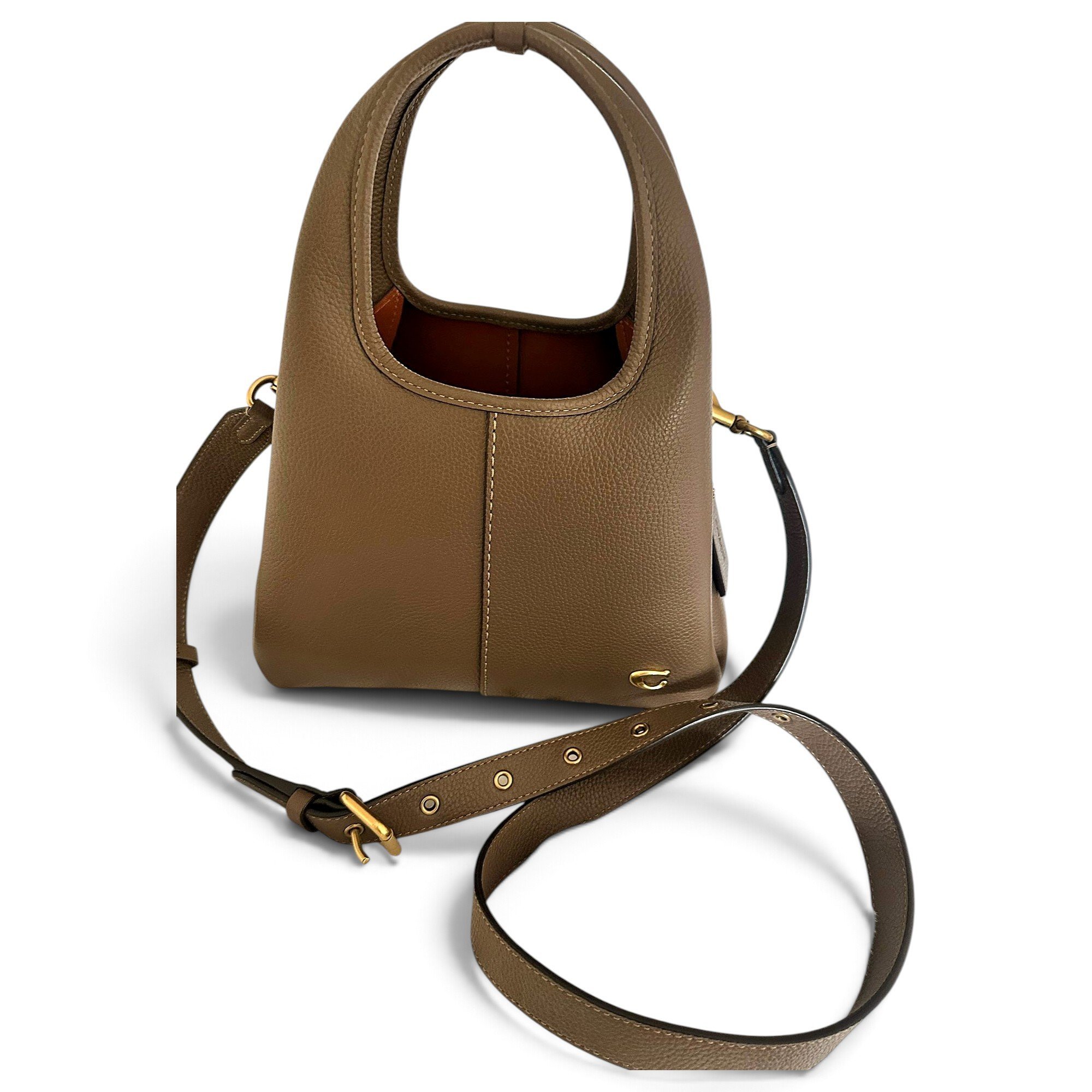 Leather crossbody bag