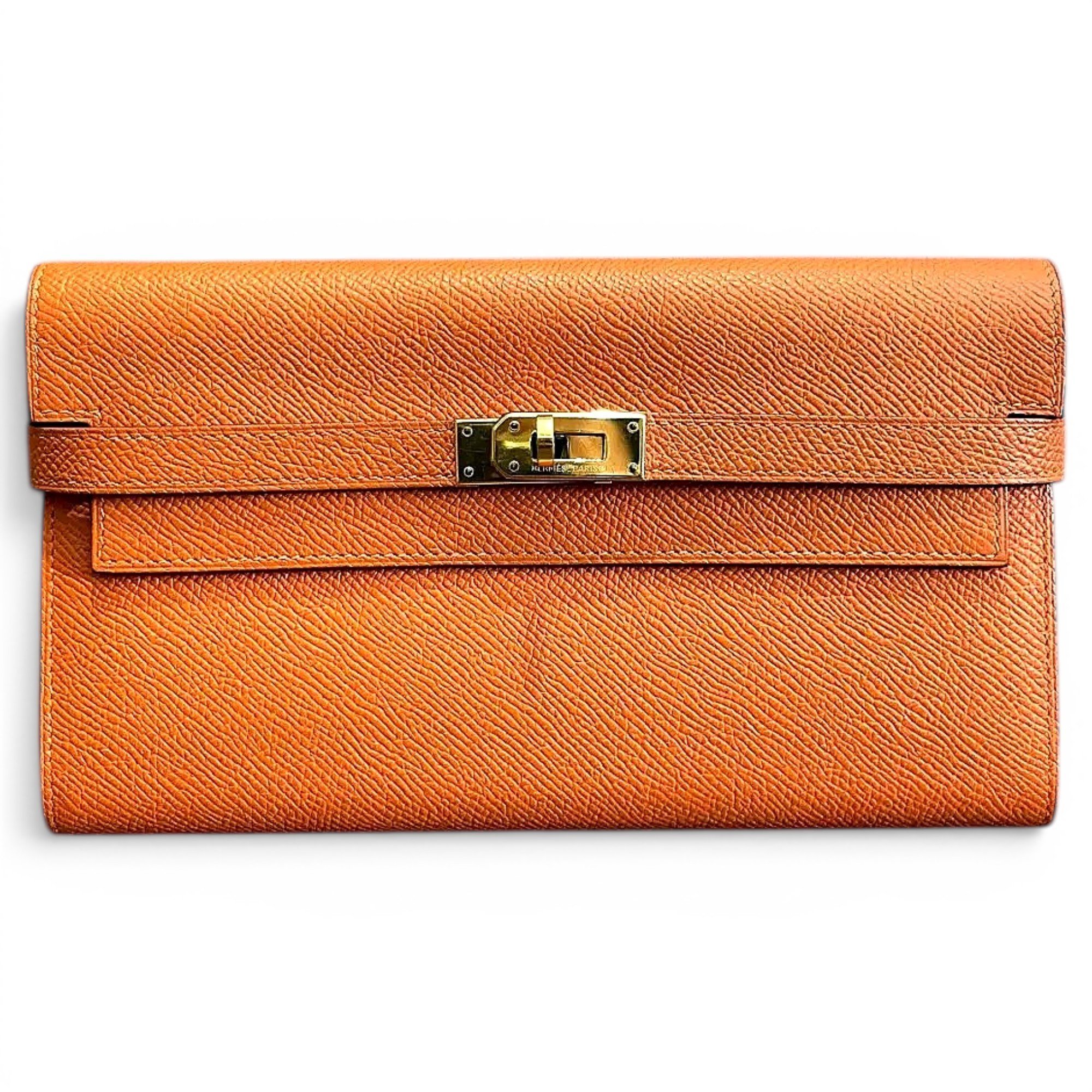 Kelly to go leather clutch bag