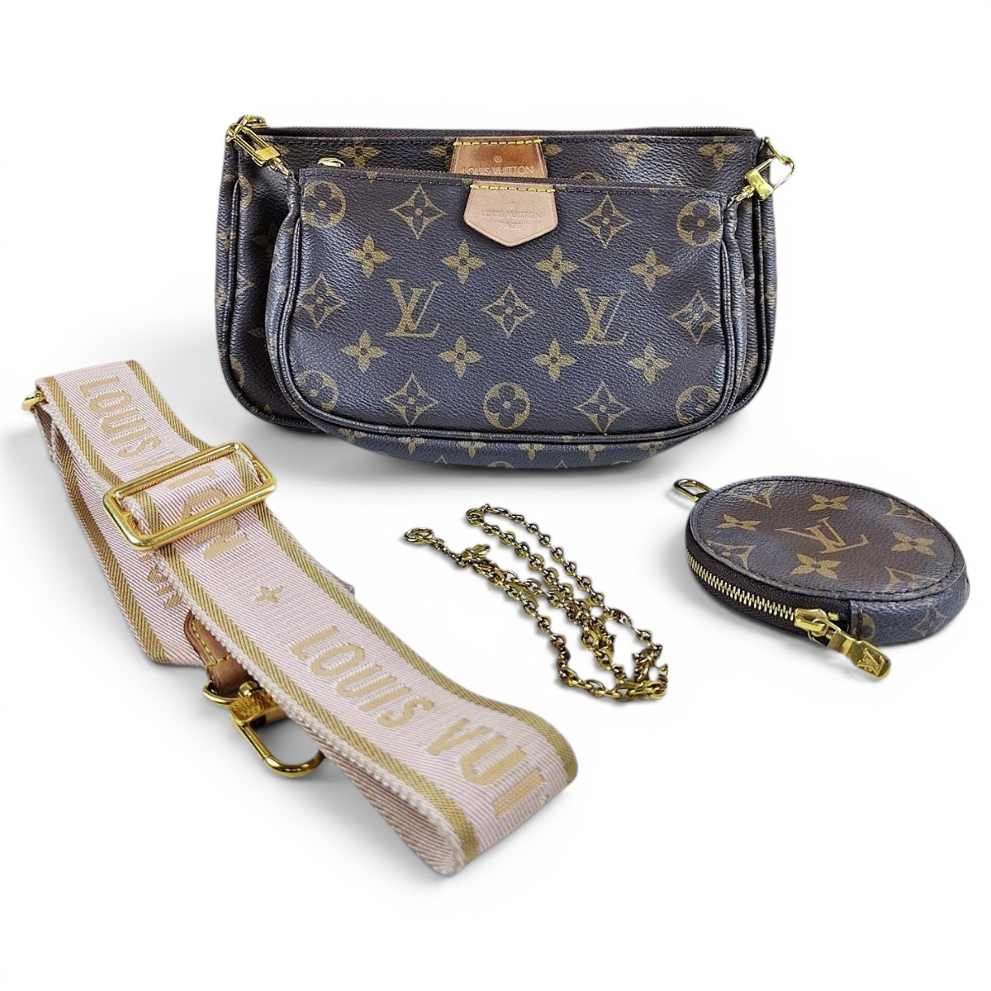 Multi Pochette Accessoires leather handbag