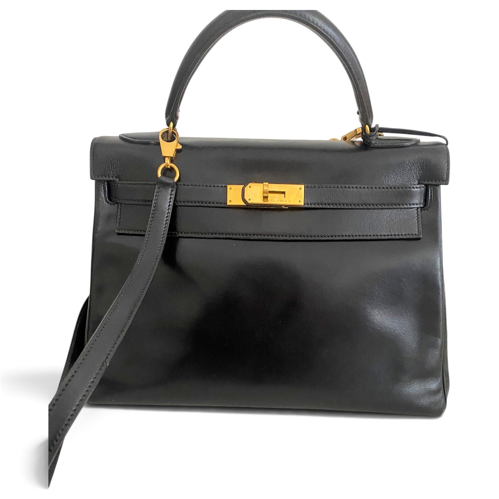 Kelly 32 leather handbag