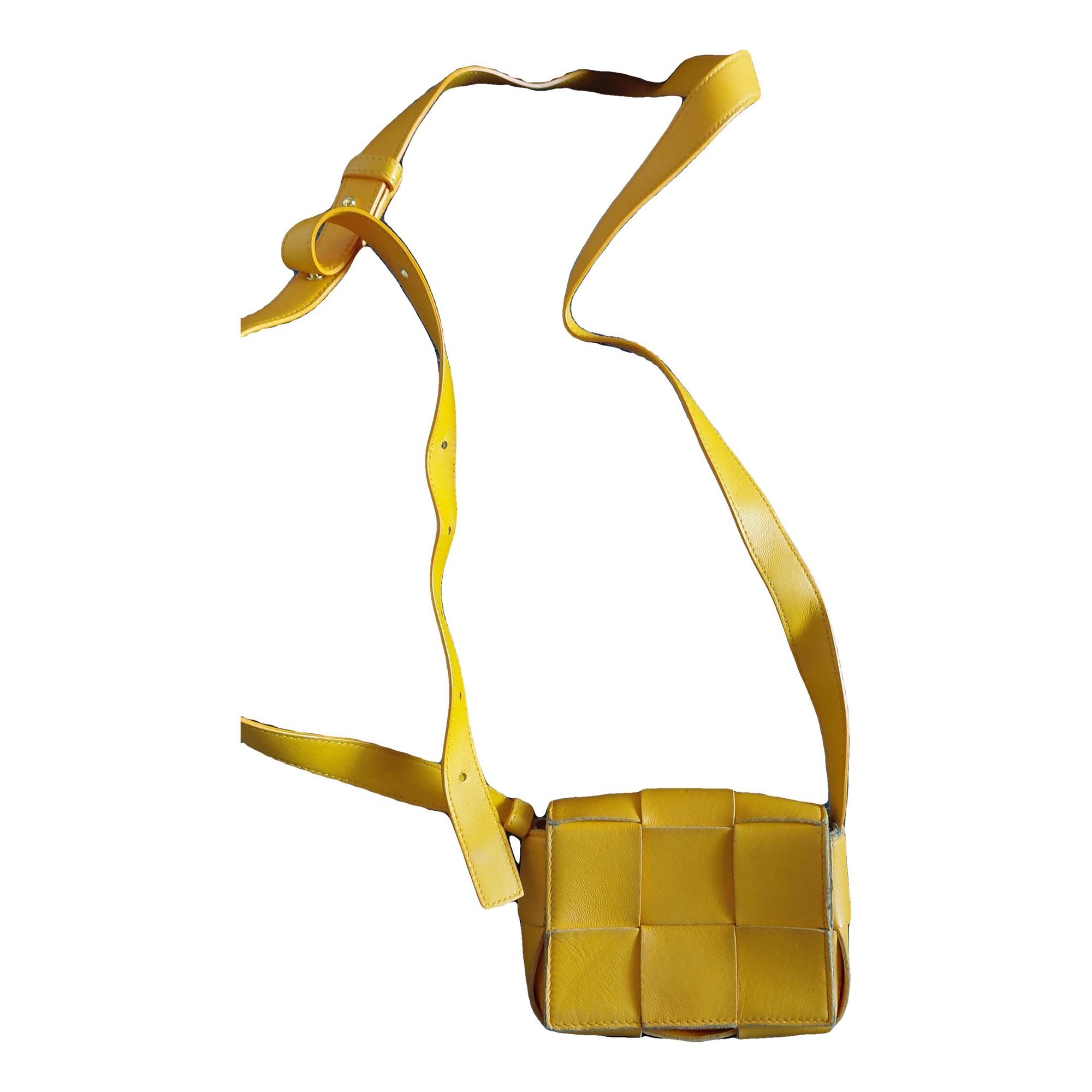 Cassette leather crossbody bag